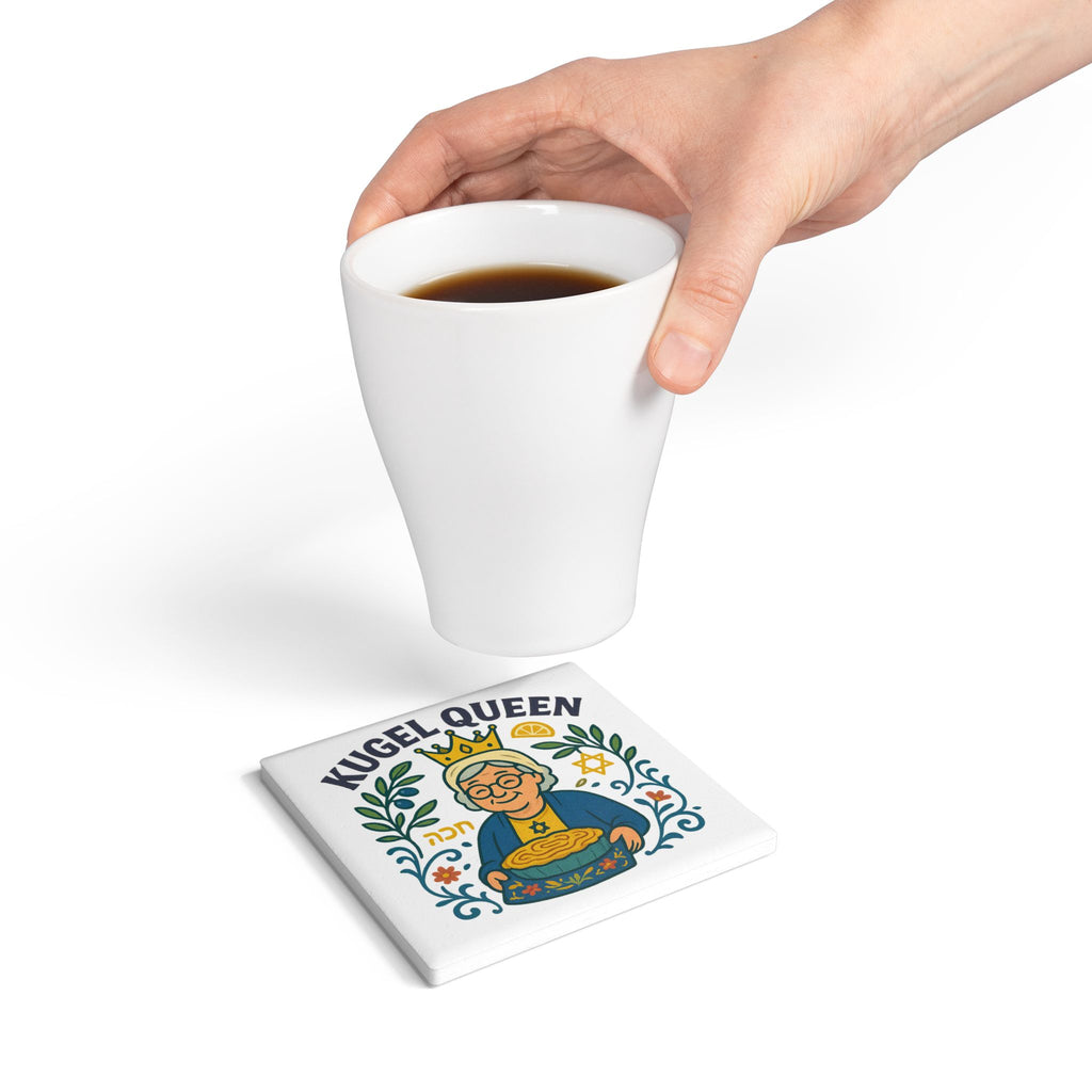 Kugel Queen Ceramic Coaster - American Zionist