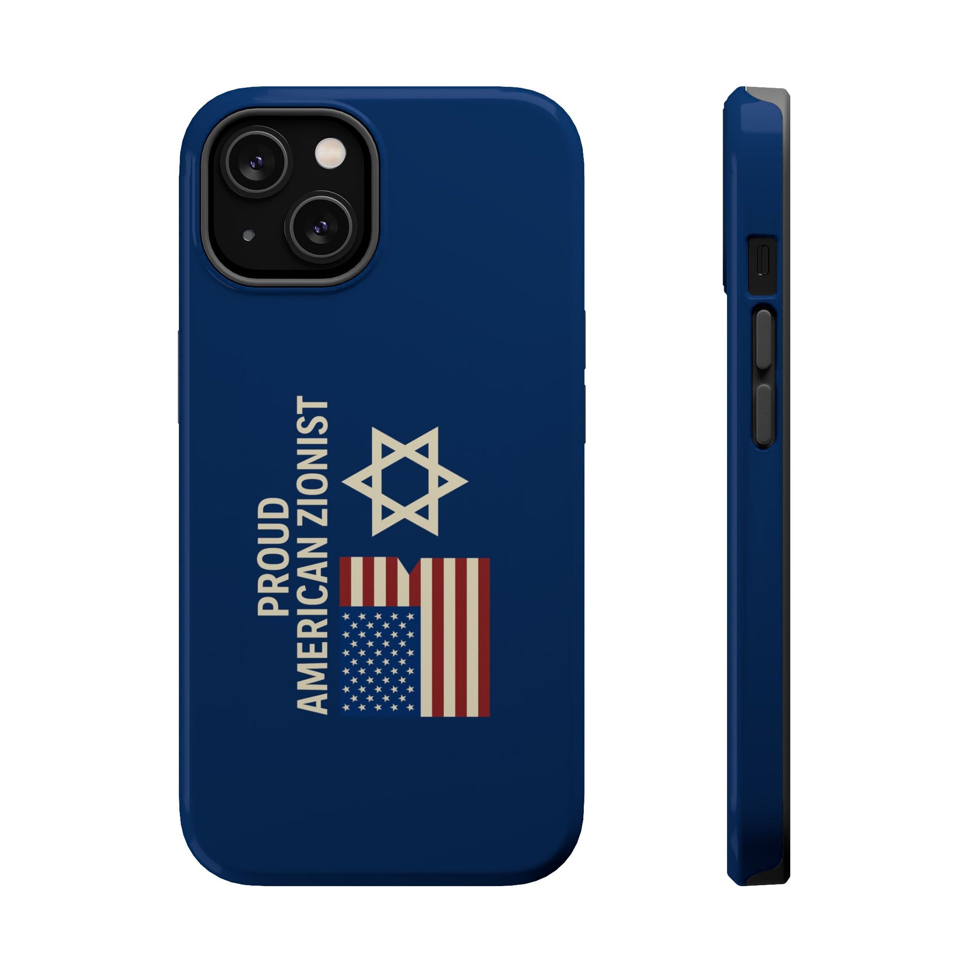 Blue Proud American Zionist Magnetic Tough Cases - American Zionist