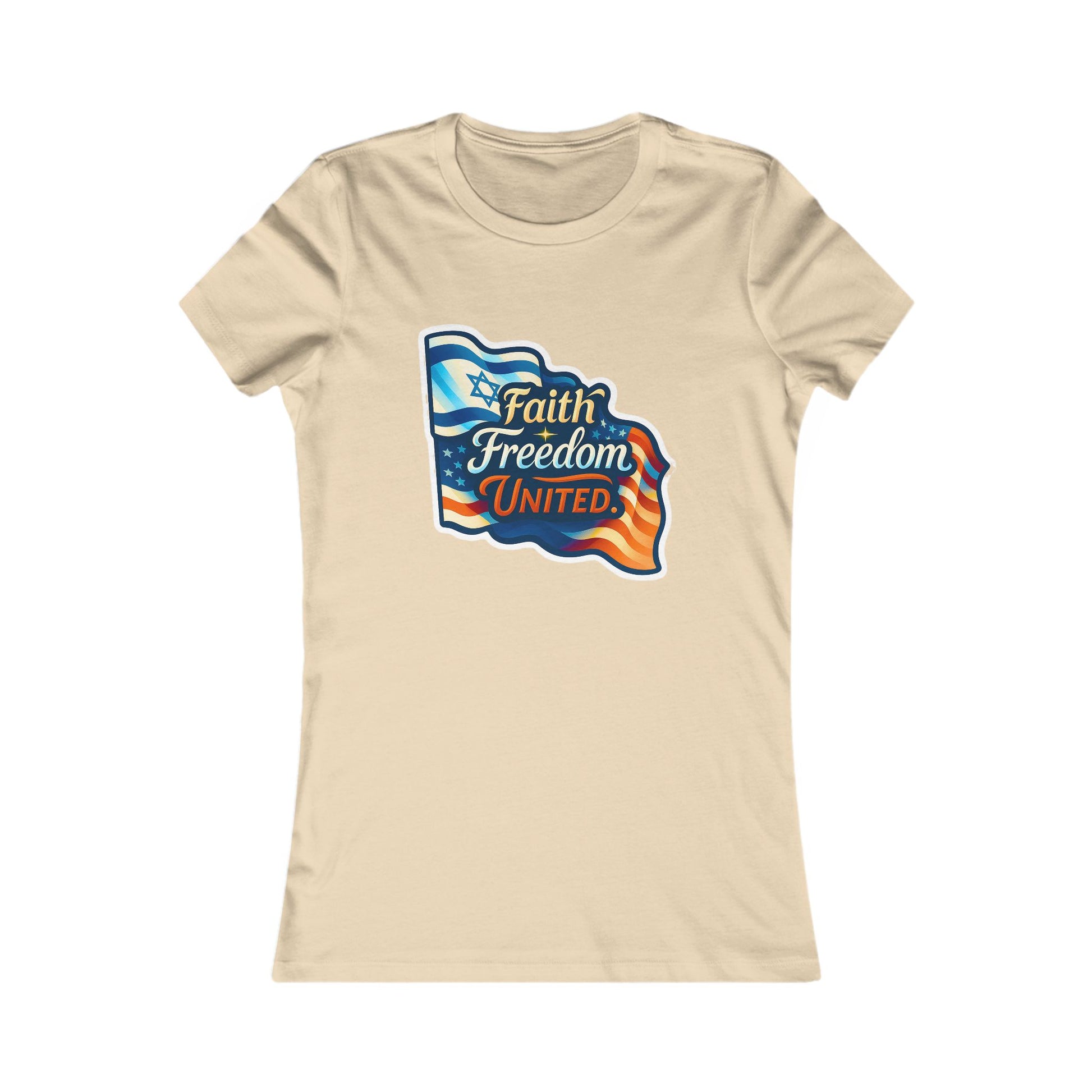 Faith Freedom United Women's Favorite Tee - American Zionist