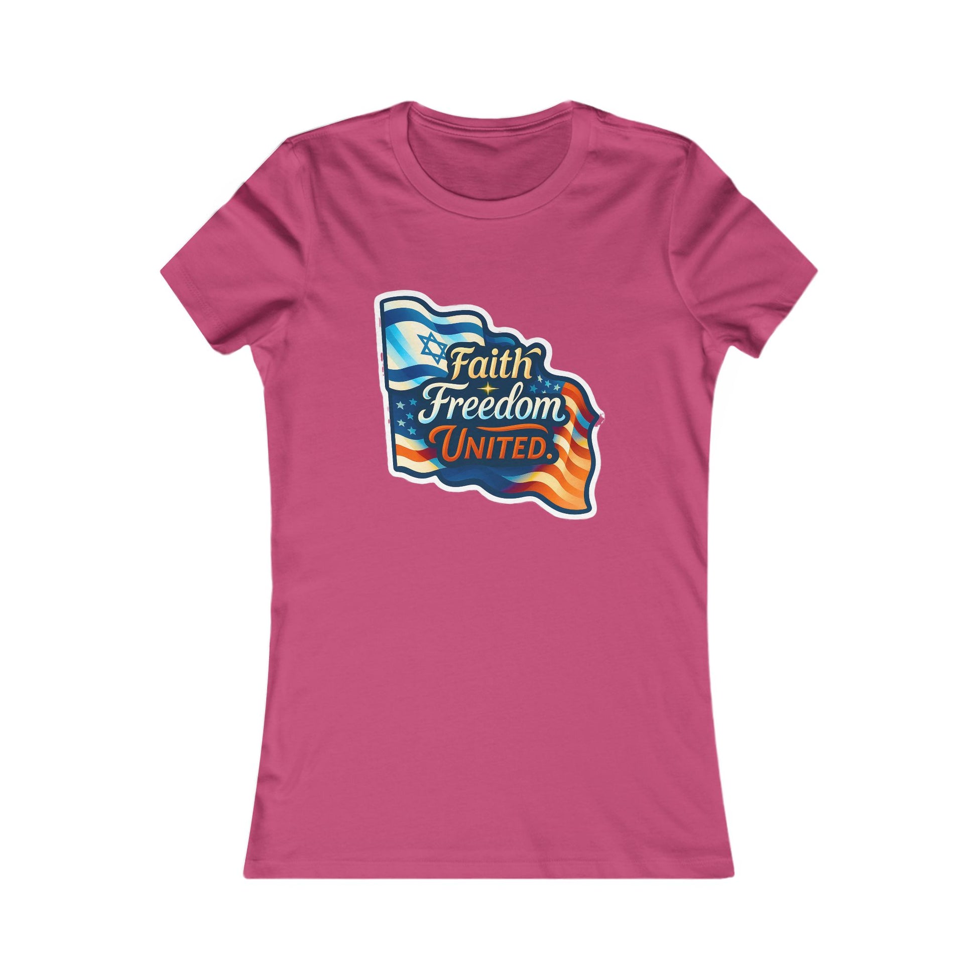 Faith Freedom United Women's Favorite Tee - American Zionist