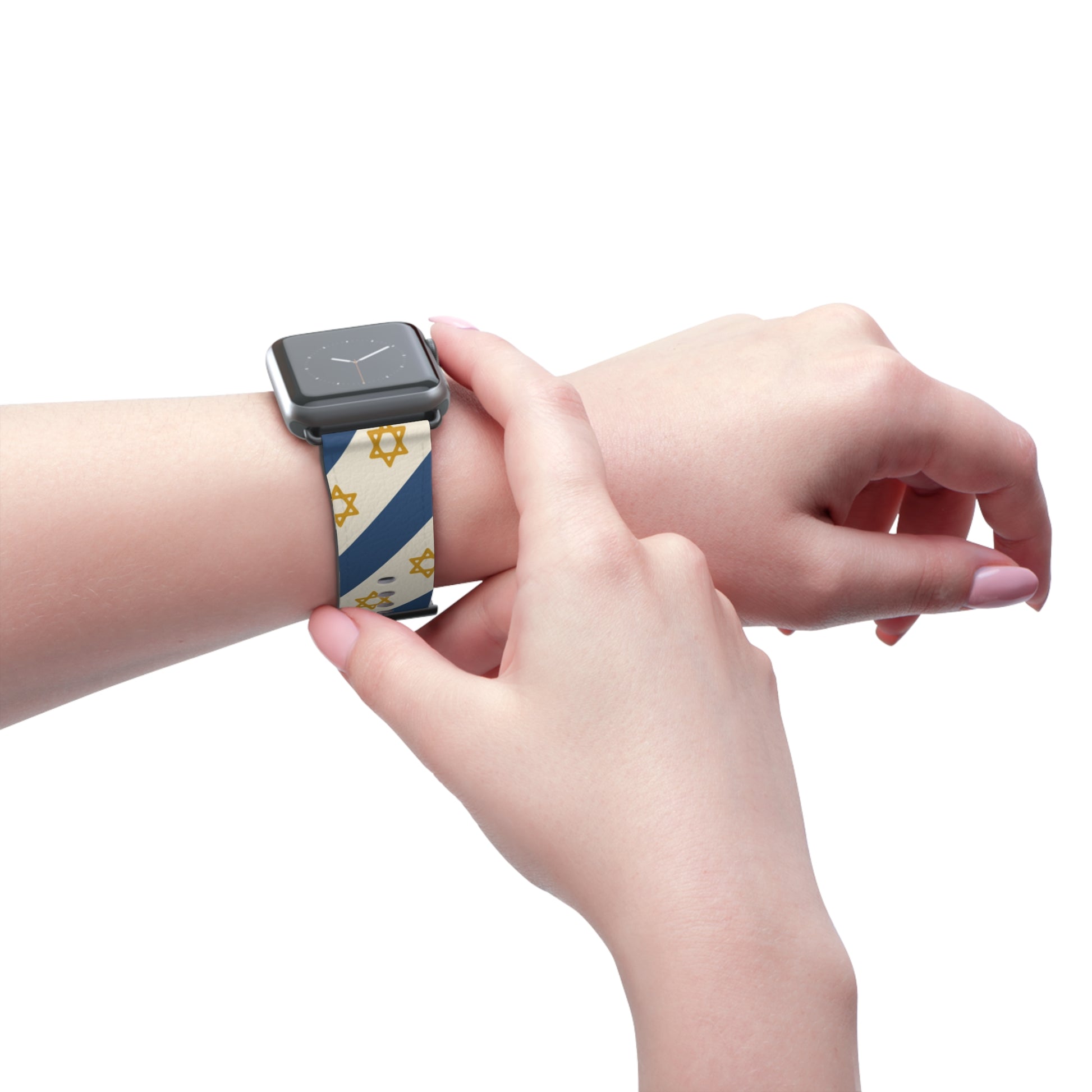 Israel Regalia Stripe Watch Band - American Zionist