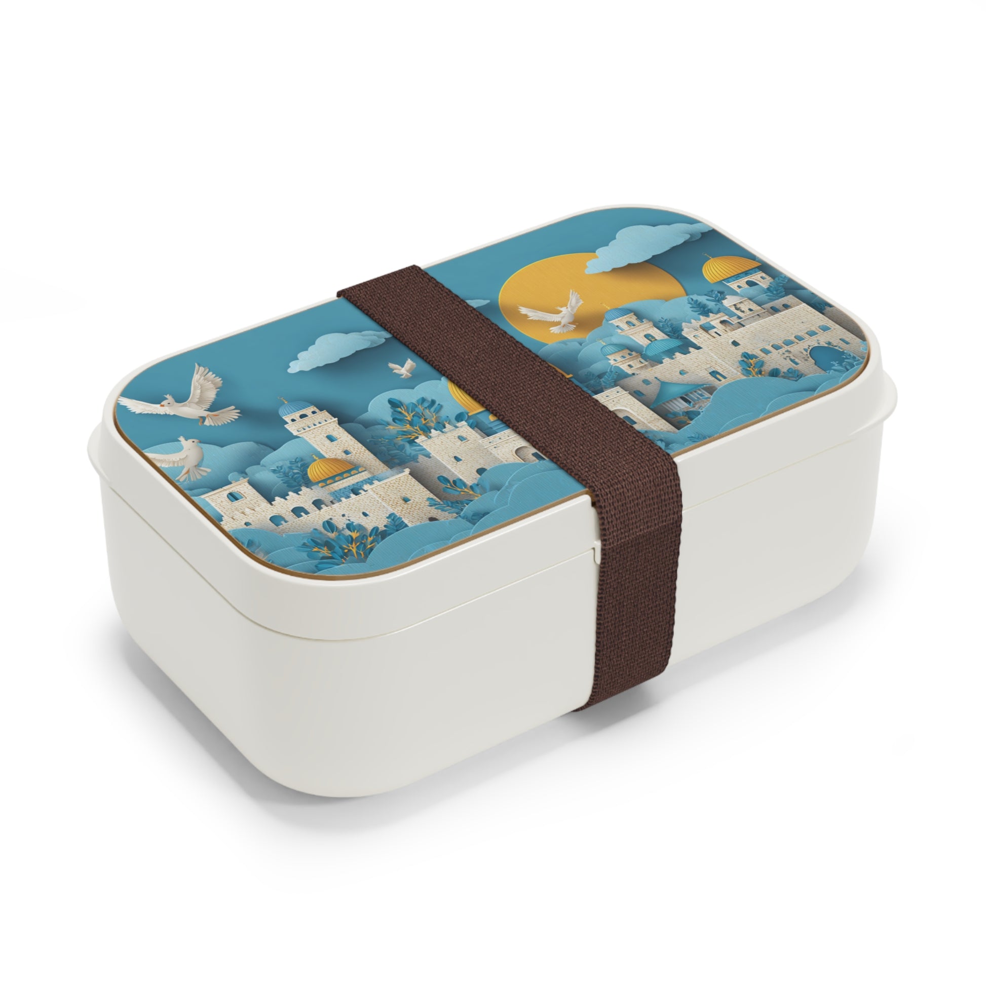 Golden Jerusalem Dreams Bento Lunch Box - American Zionist