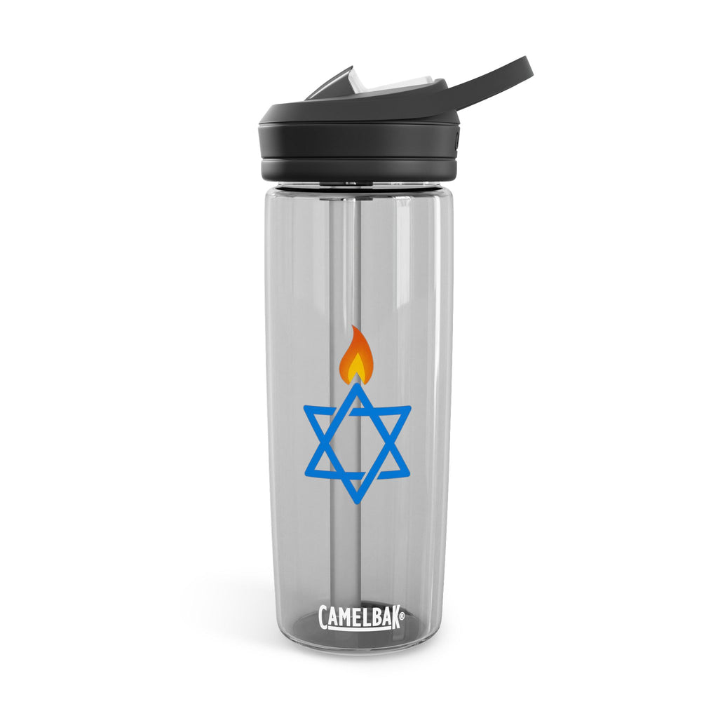Fire Stars Of David Water Bottle, 20oz\25oz - American Zionist