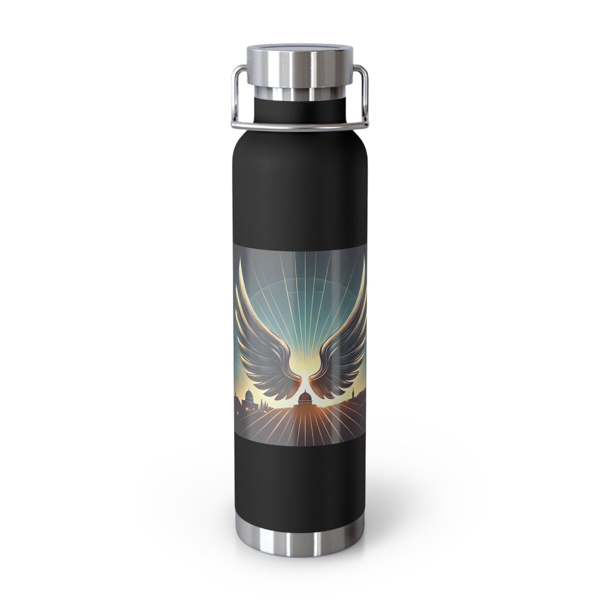 Sunrise Wings Copper Vacuum Insulated Bottle, 22oz