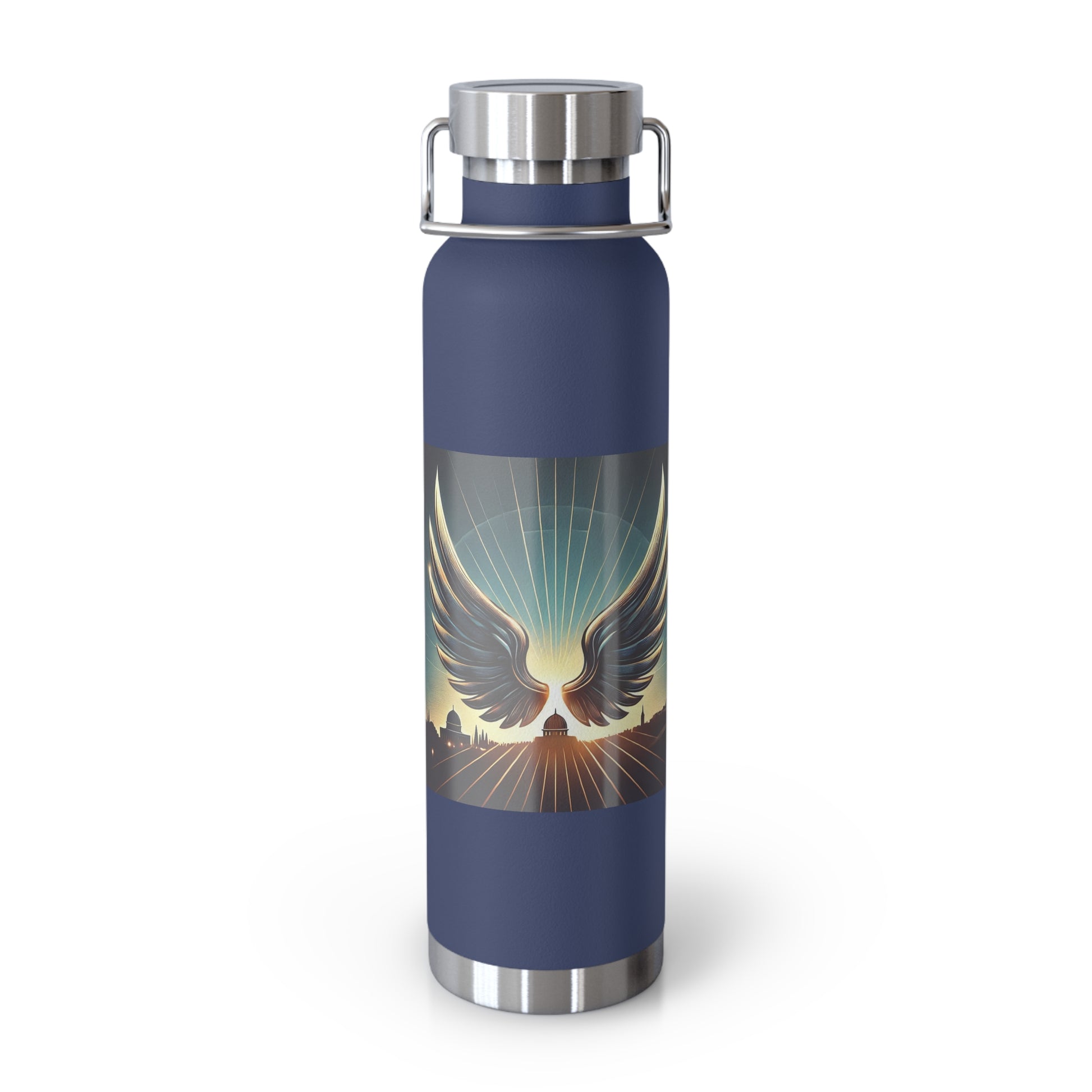 Sunrise Wings Copper Vacuum Insulated Bottle, 22oz