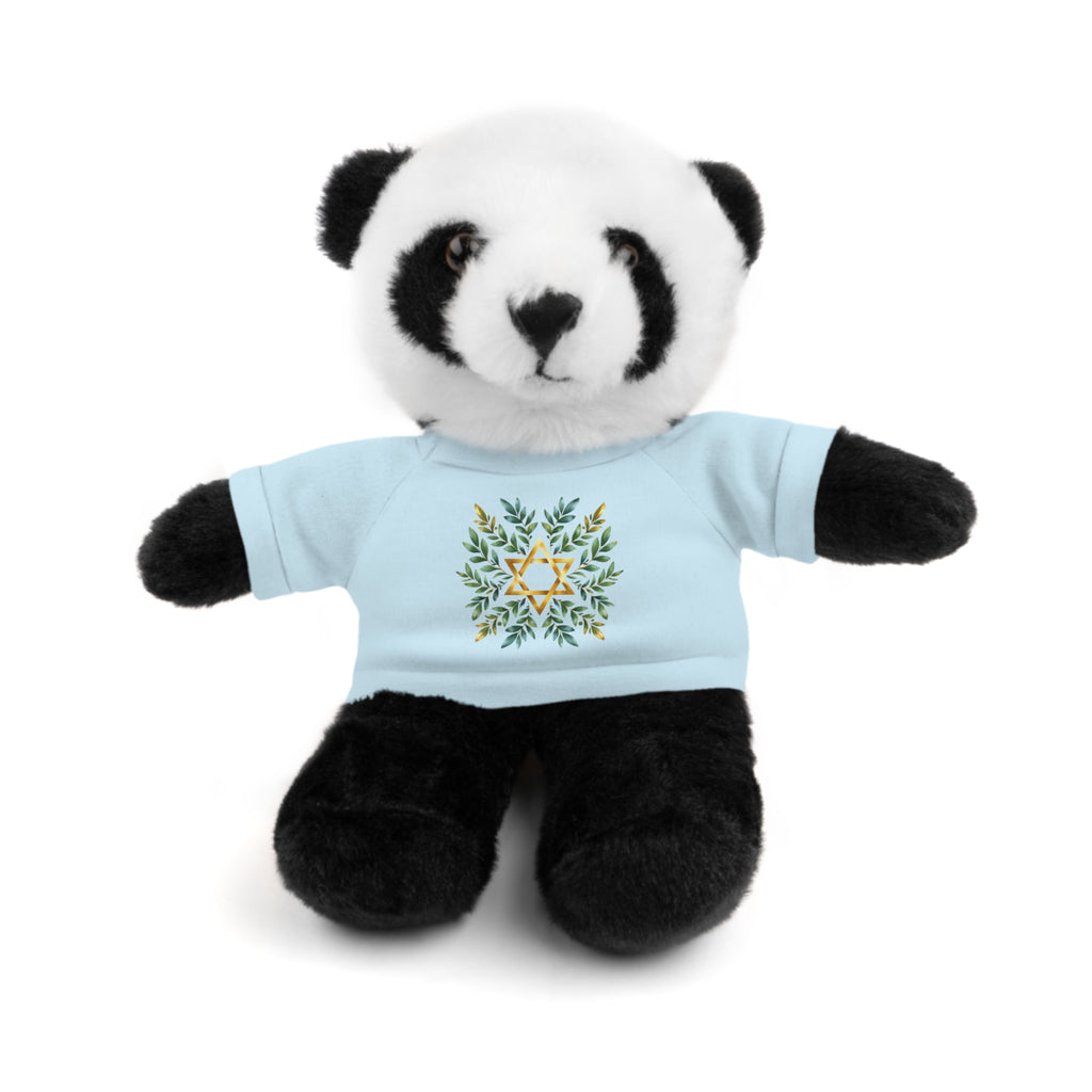 Star Of David Wreath Stuffed Animals with Tee - American Zionist