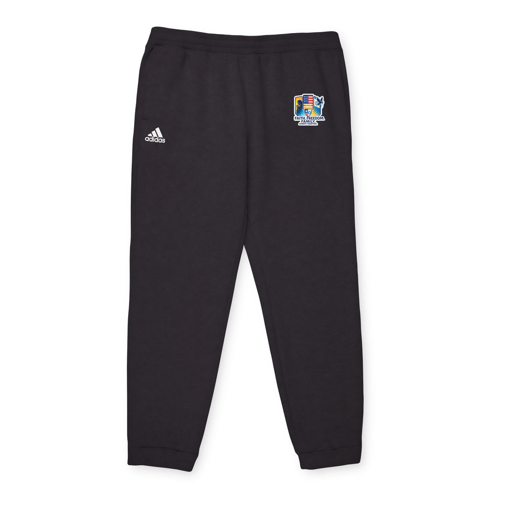 Faith Freedom Family adidas Unisex Fleece Joggers - American Zionist