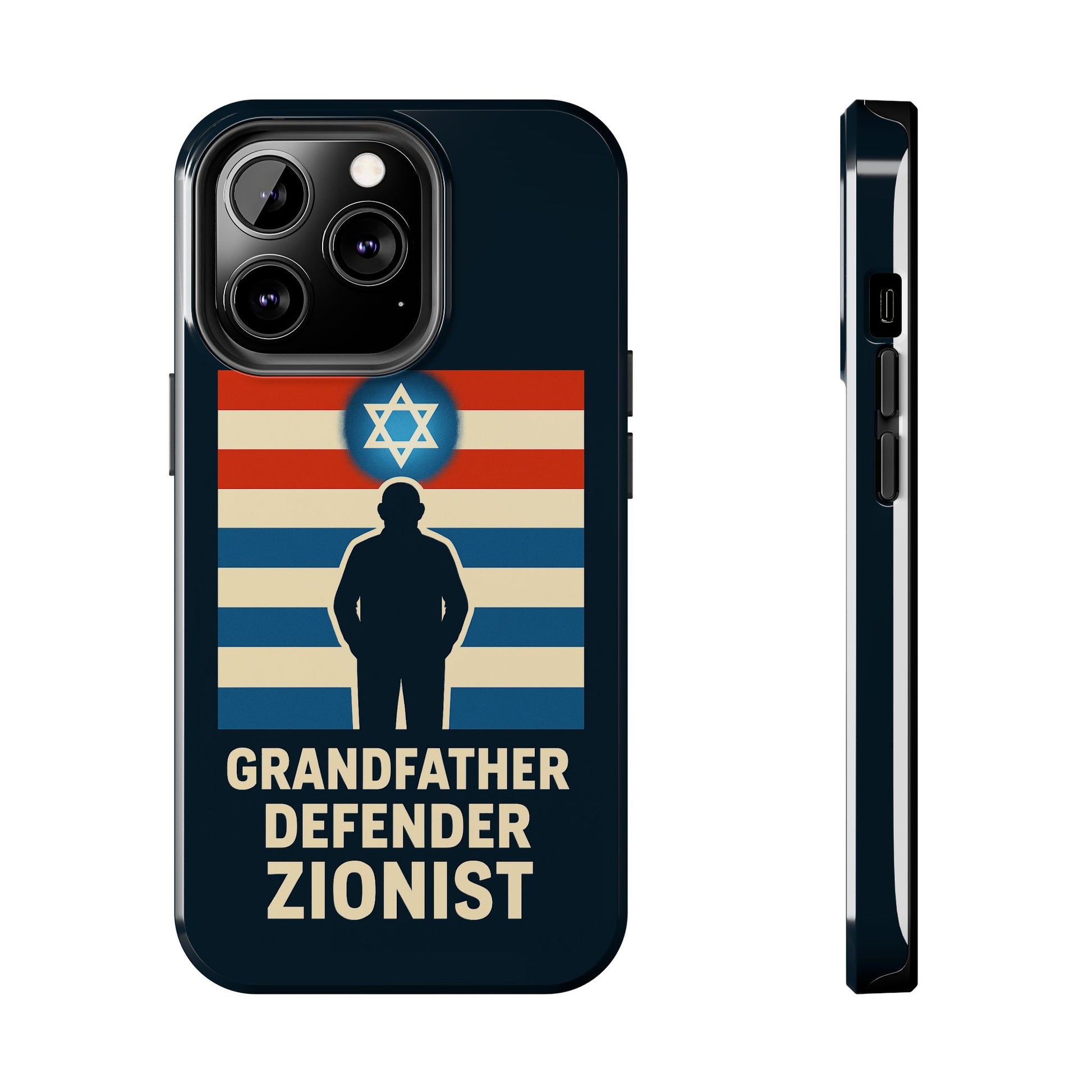 Grandfather Zionist Tough Phone Cases - American Zionist