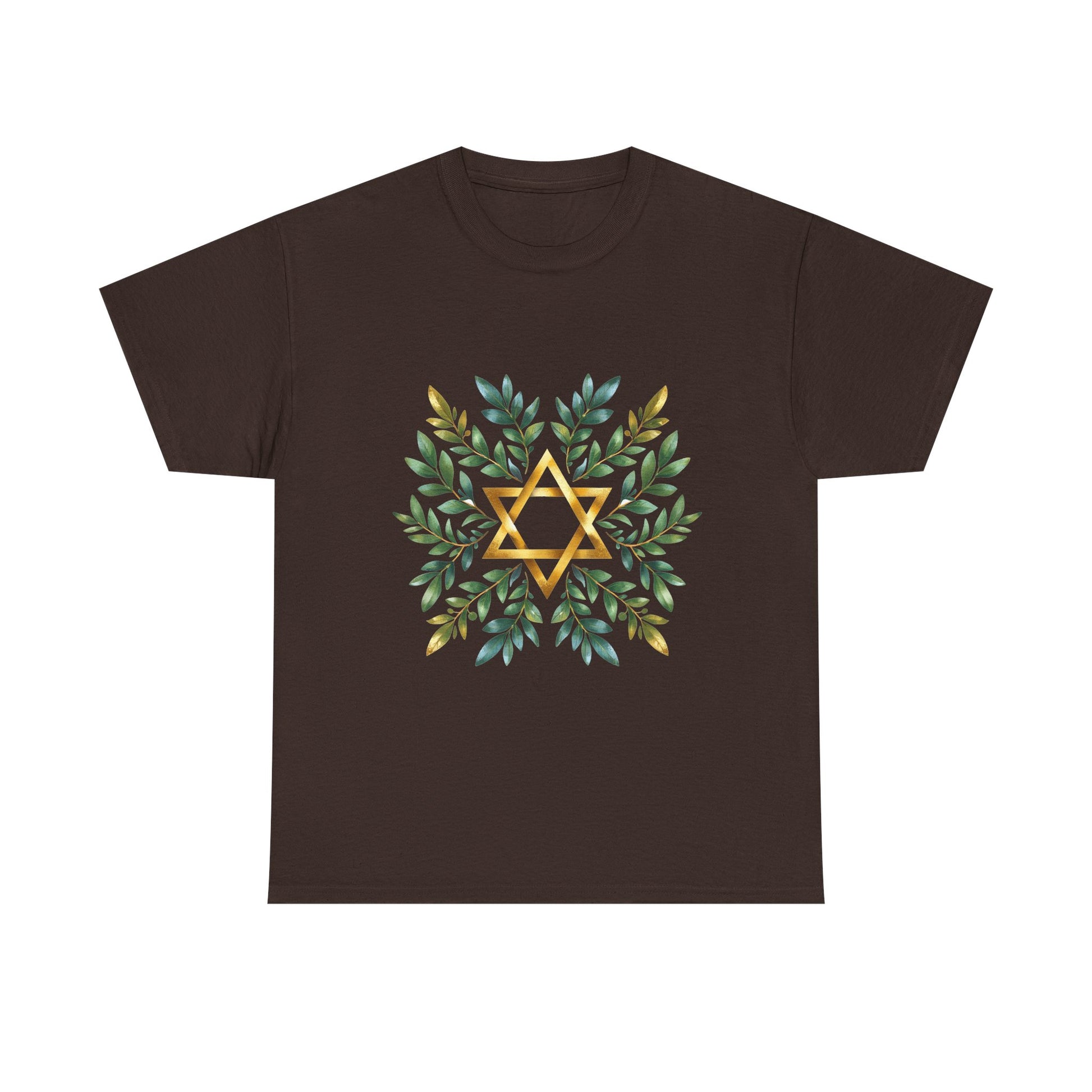 Star of David Wreath Unisex Heavy Cotton Tee - American Zionist