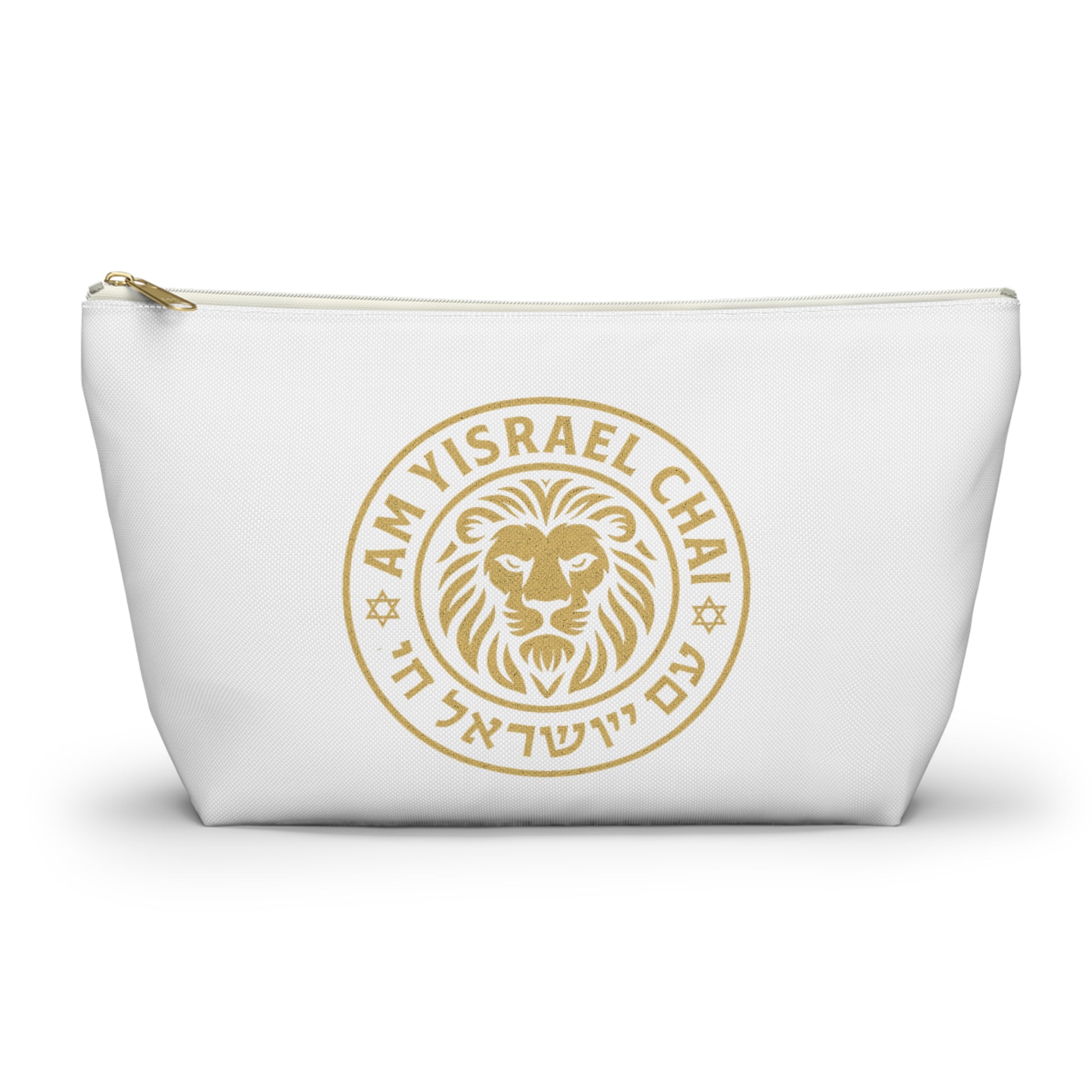 Am Yisrael Chai Accessory Pouch w T - bottom - American Zionist