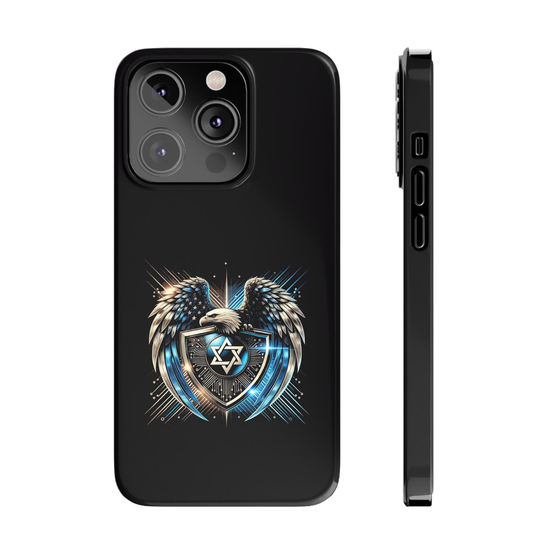 Wings of Zion Slim Phone Cases - American Zionist