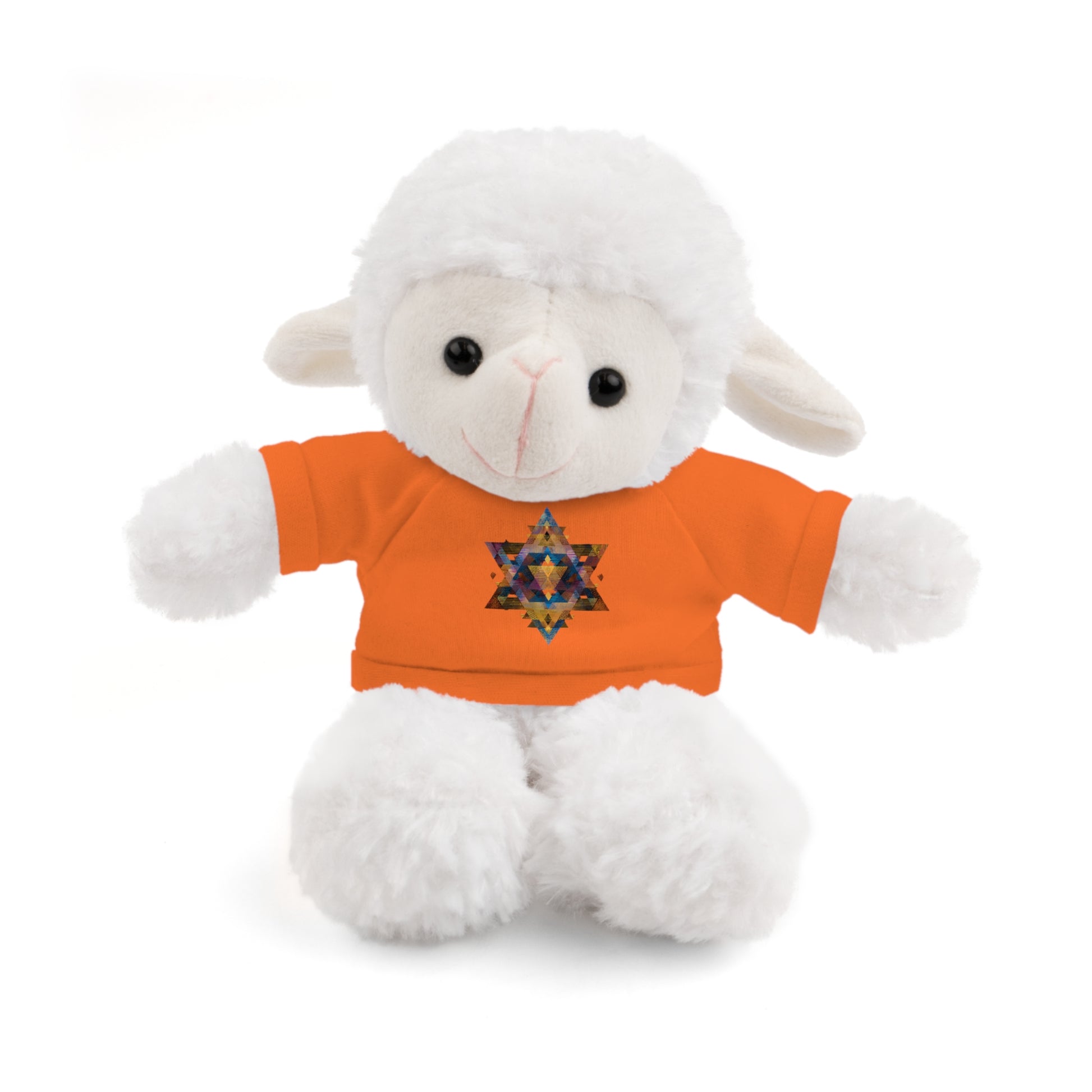 Star Of David Geometric Stuffed Animals with Tee - American Zionist