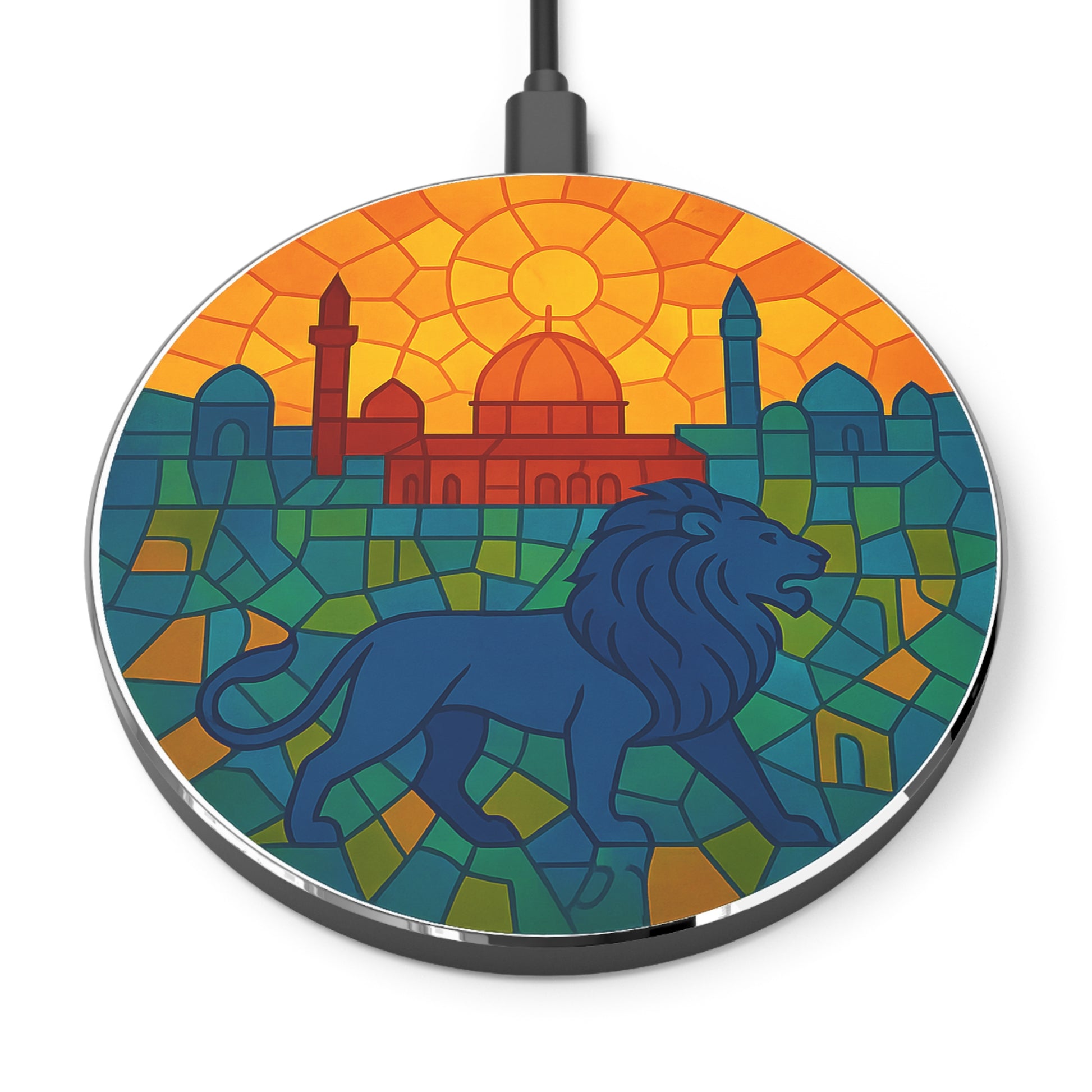 Guardian Of The City Wireless Charger - American Zionist