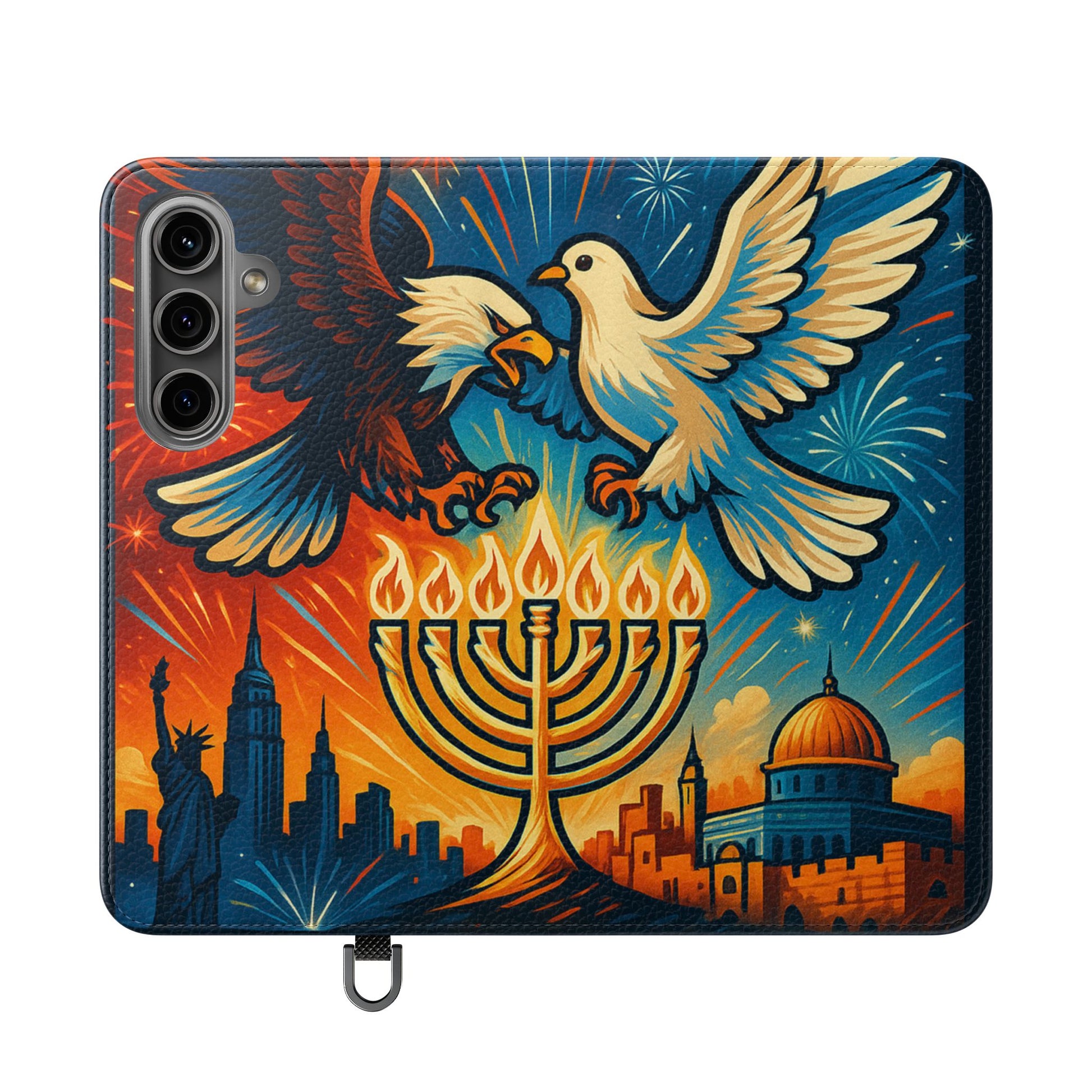 Red White and Blue Flip Cases - American Zionist