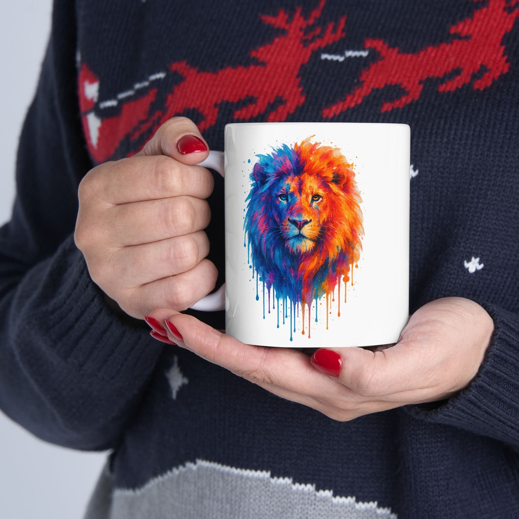 Judah Unleashed Ceramic Mug, (11oz, 15oz) - American Zionist