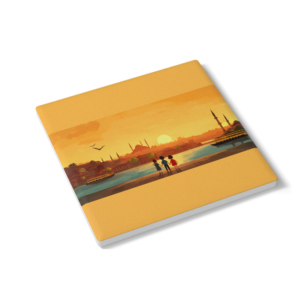 Kids by the Bay Ceramic Coaster - American Zionist