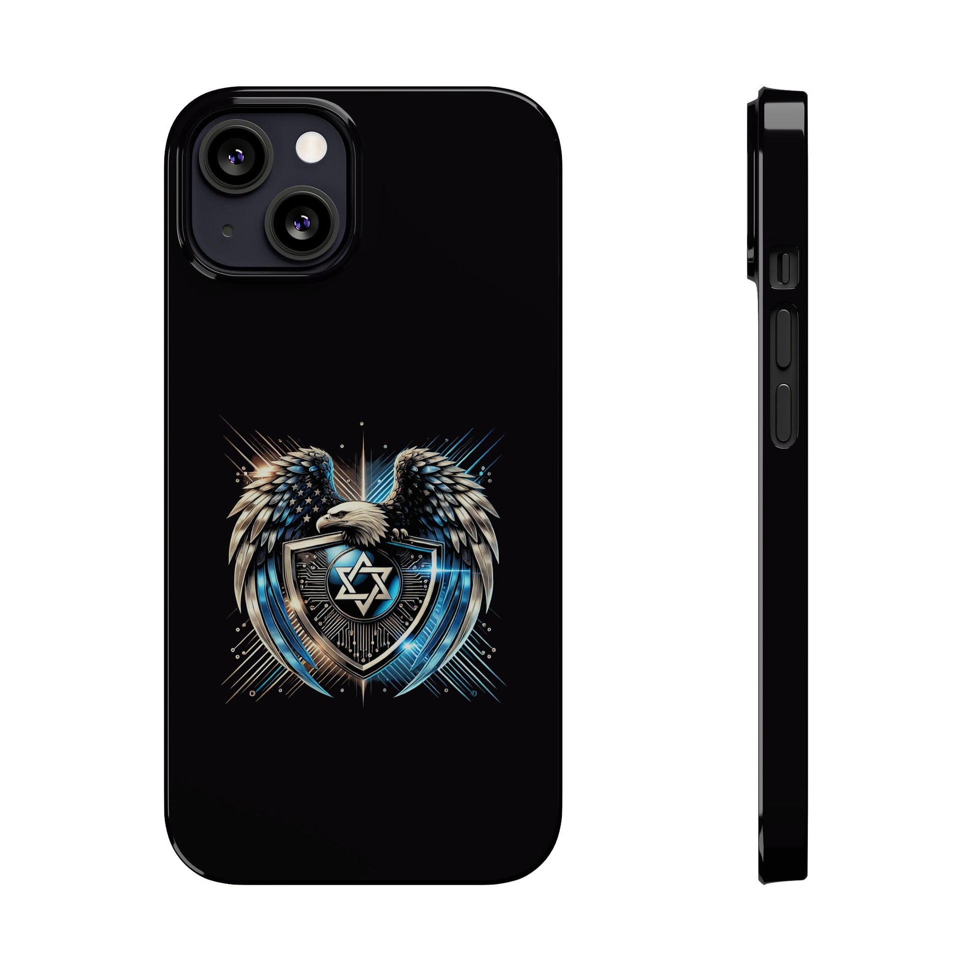 Wings of Zion Slim Phone Cases - American Zionist