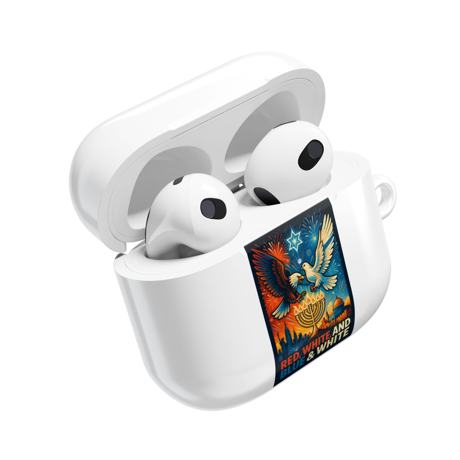 Red White and Blue AirPod Cases - American Zionist