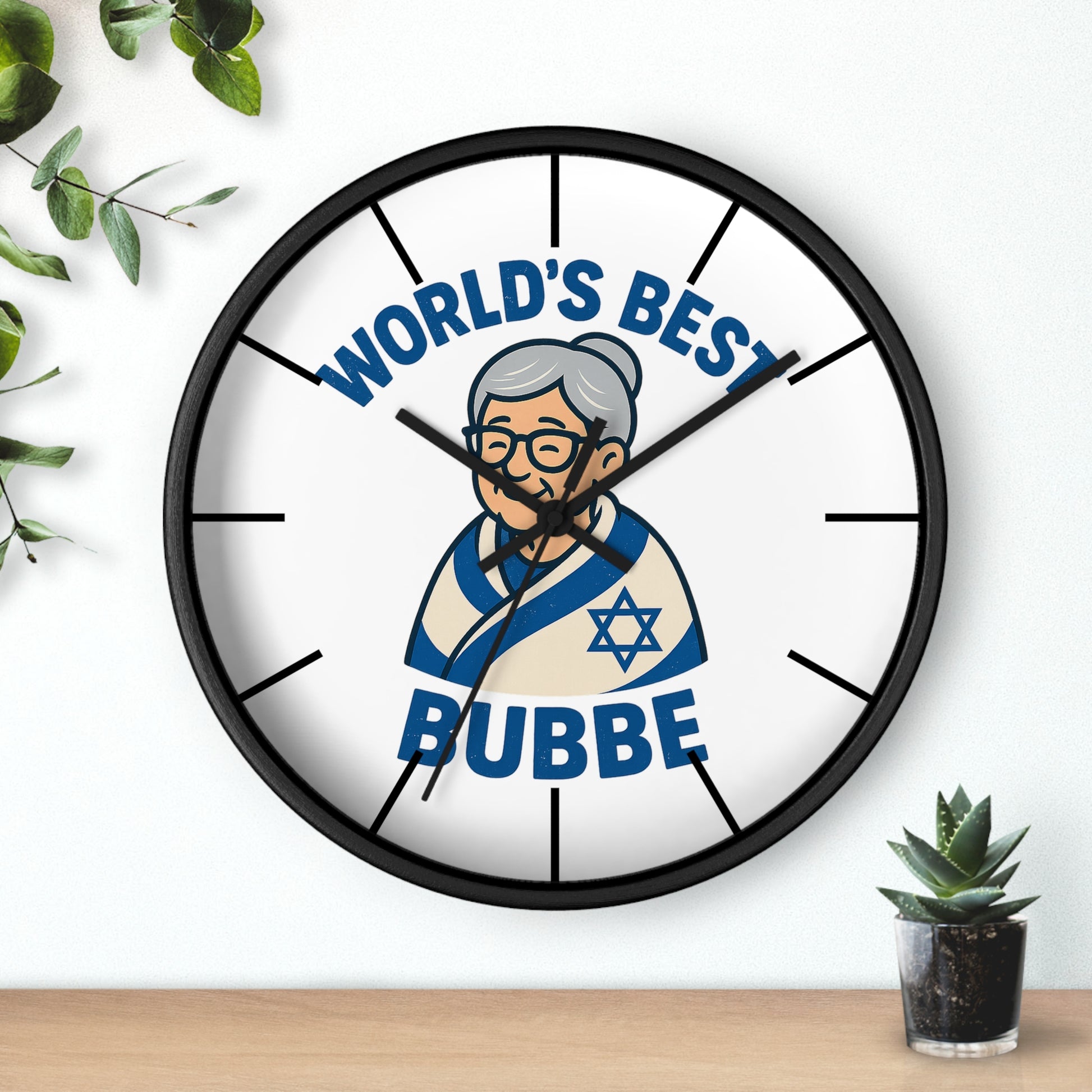 Best Bubbe Wall Clock - American Zionist