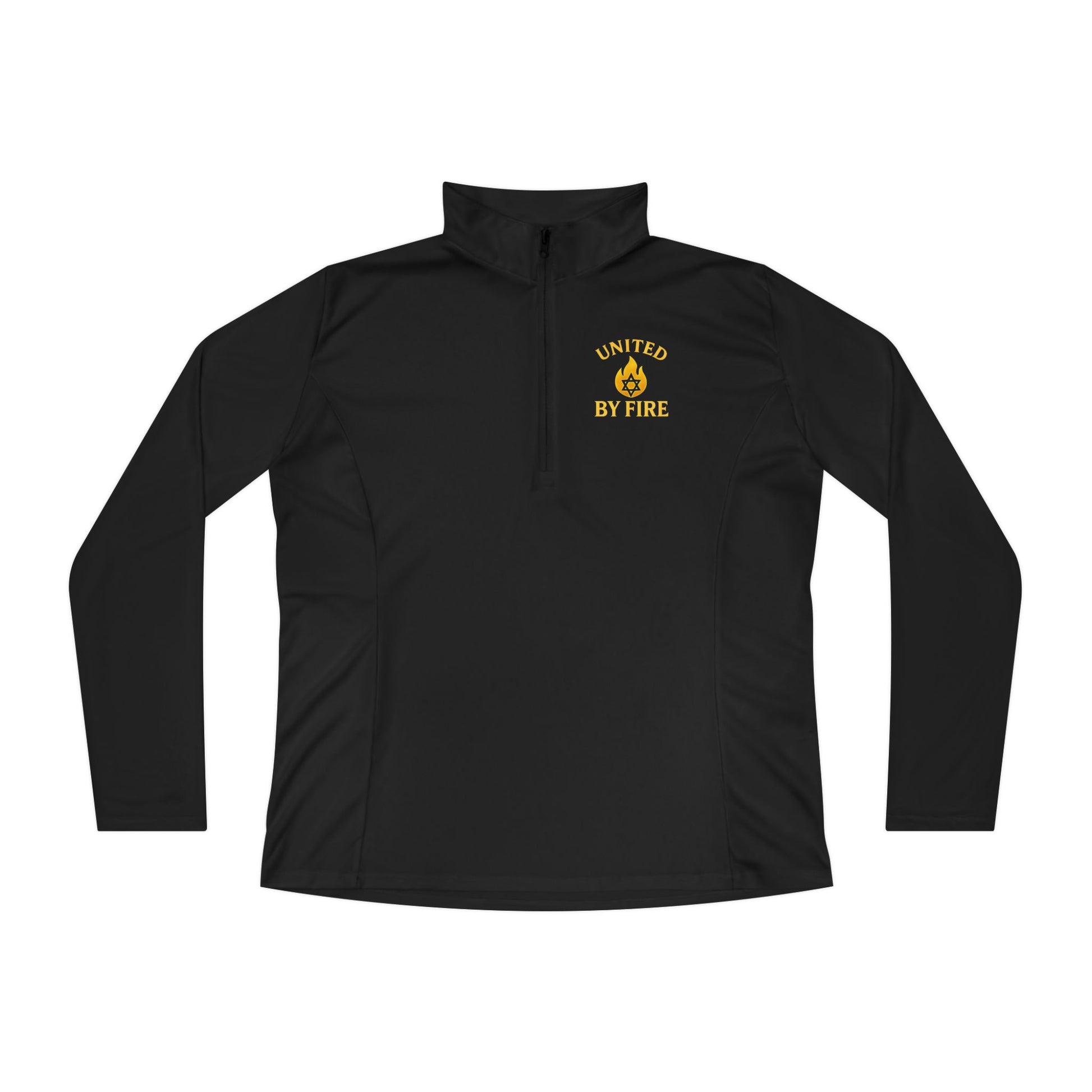 United by Fire Ladies Quarter - Zip Pullover - American Zionist