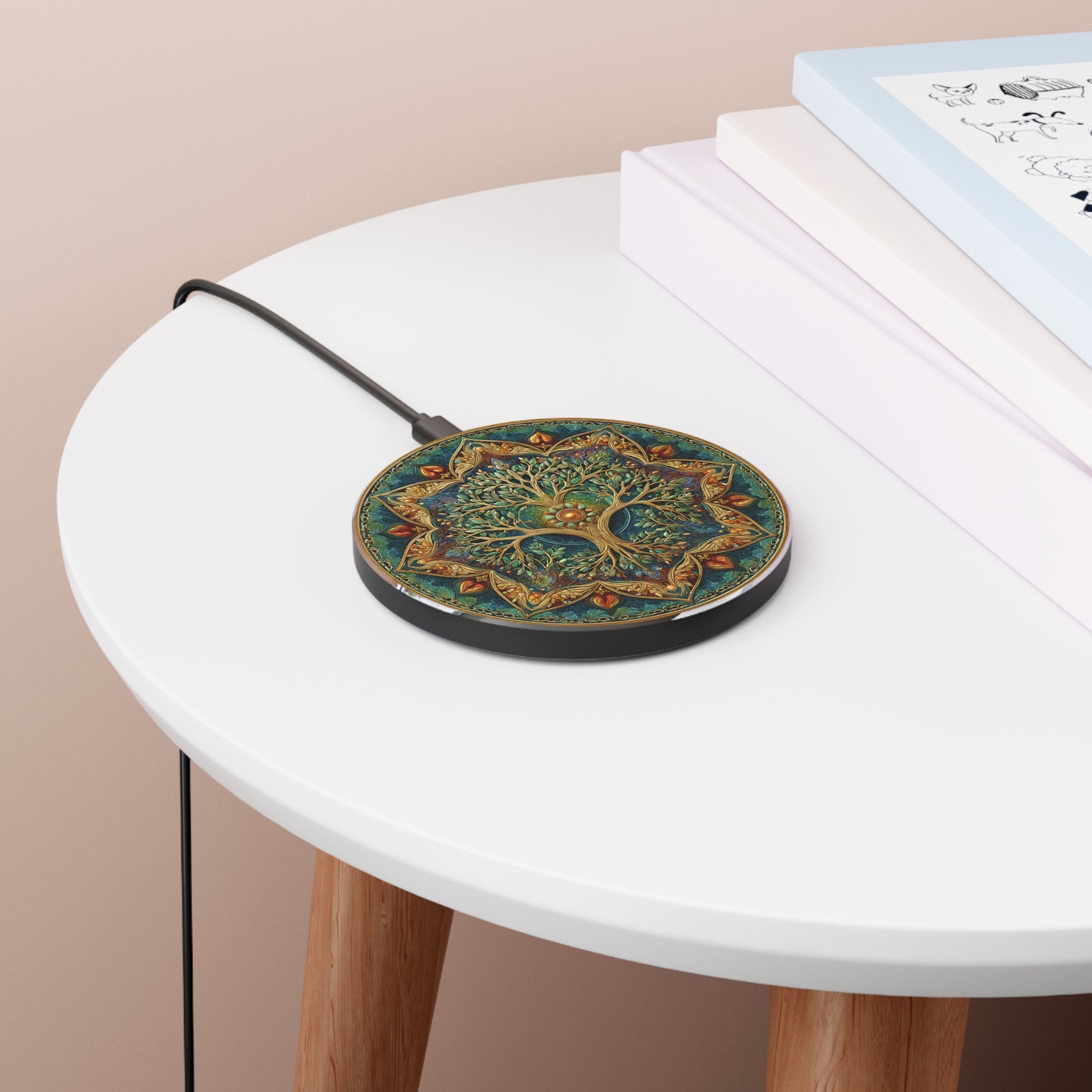 Sacred Roots Mandala Wireless Charger - American Zionist