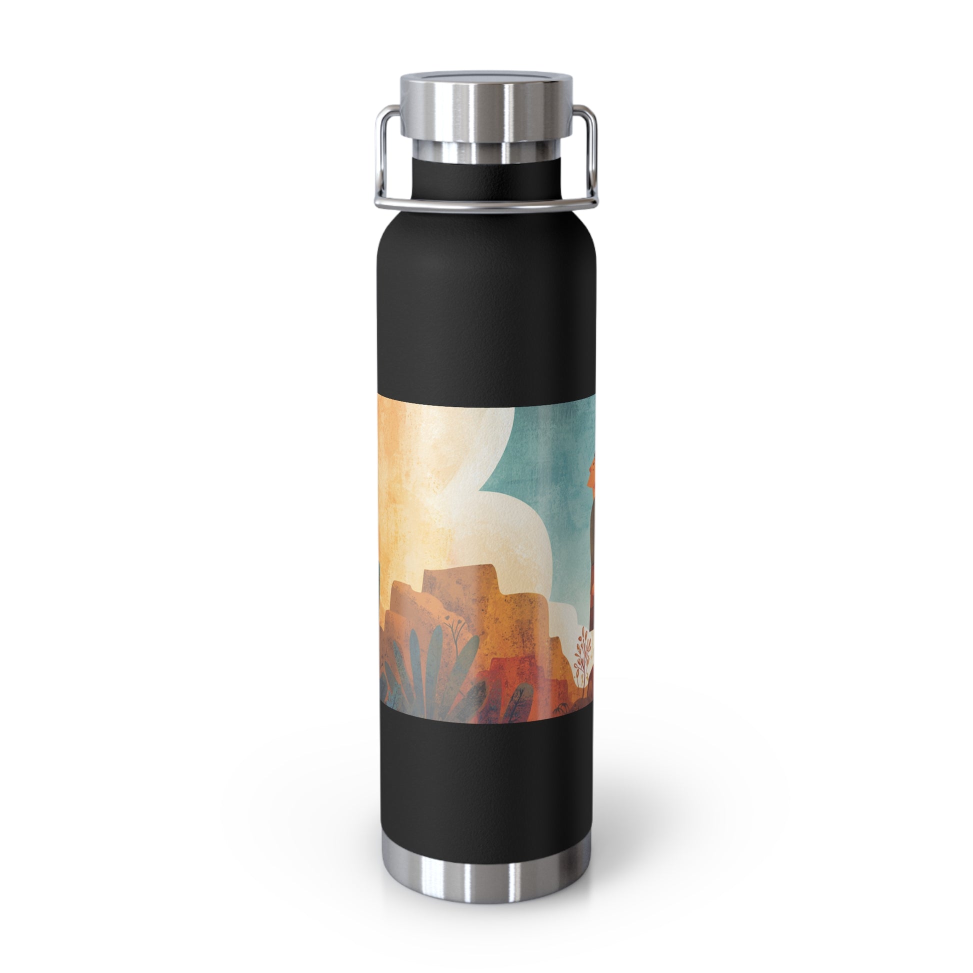 Jerusalem Adventurer Copper Vacuum Insulated Bottle, 22oz - American Zionist