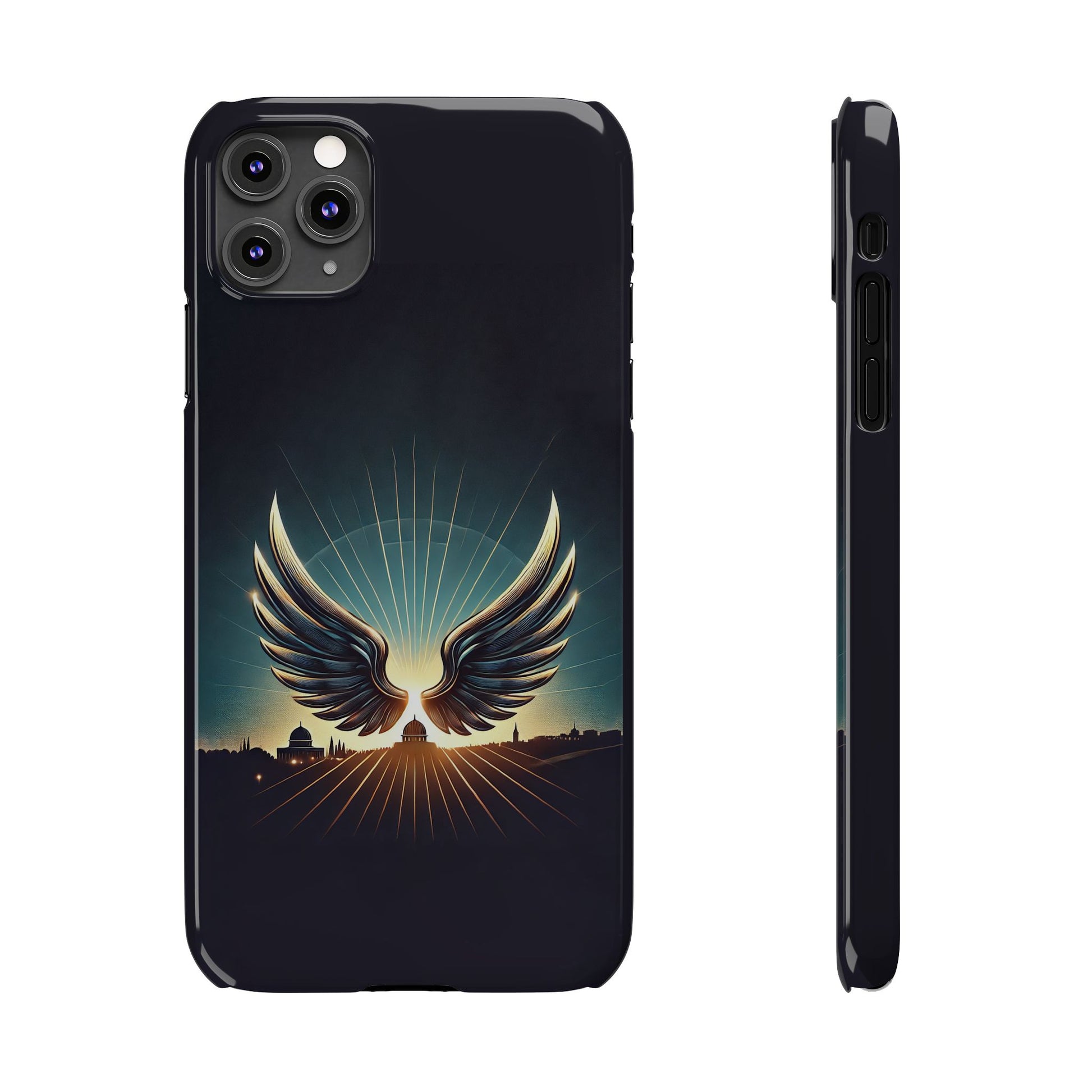 Sunset Wings Slim Phone Cases - American Zionist
