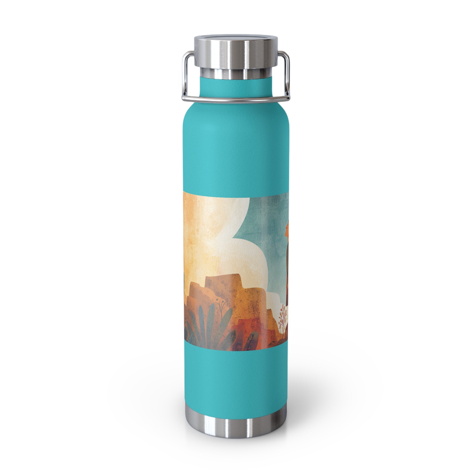 Jerusalem Adventurer Copper Vacuum Insulated Bottle, 22oz - American Zionist