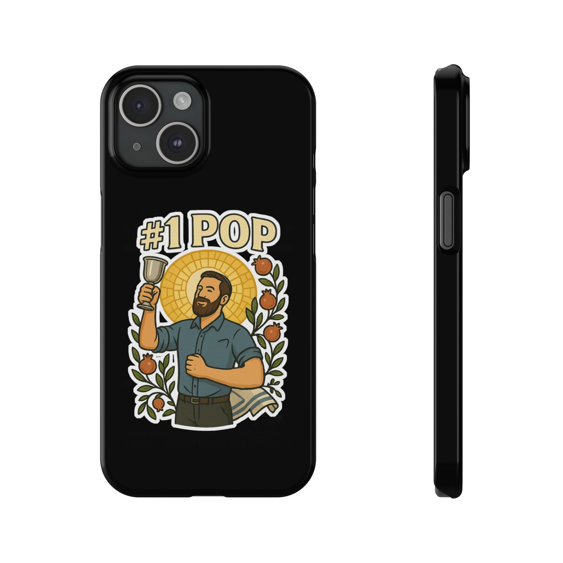 1 Pop Slim Phone Cases - American Zionist