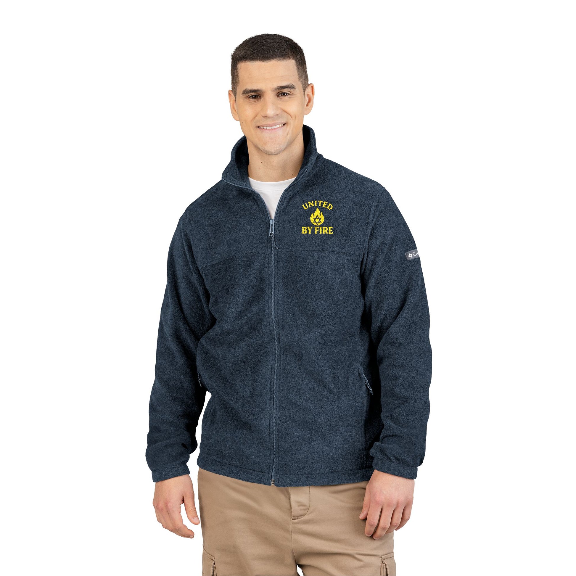 United By Fire Unisex Columbia Fleece Jacket (Embroidery) - American Zionist