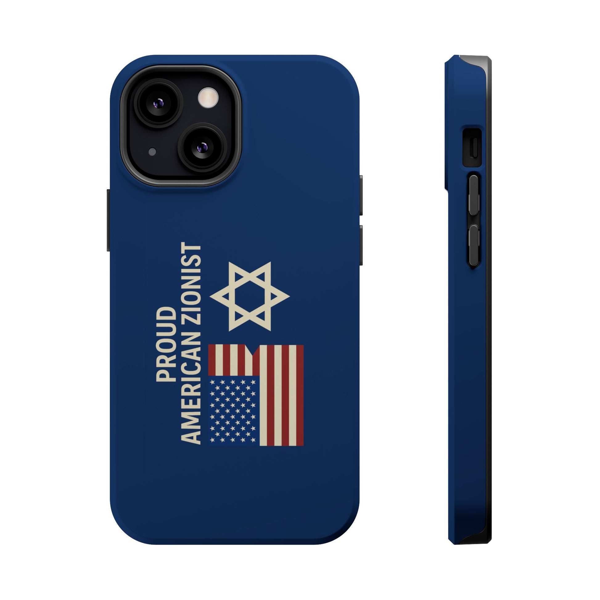 Blue Proud American Zionist Magnetic Tough Cases - American Zionist