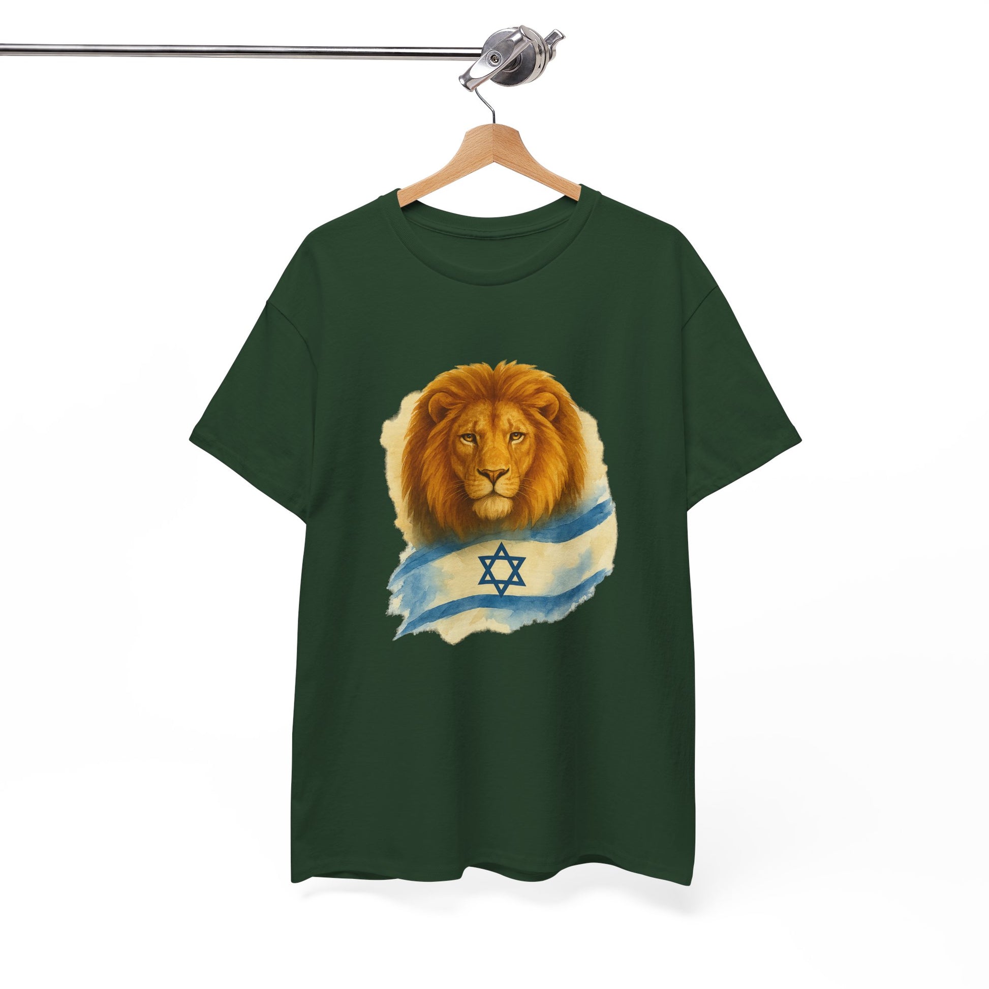 Lion Of Israel Unisex Heavy Cotton Tee - American Zionist