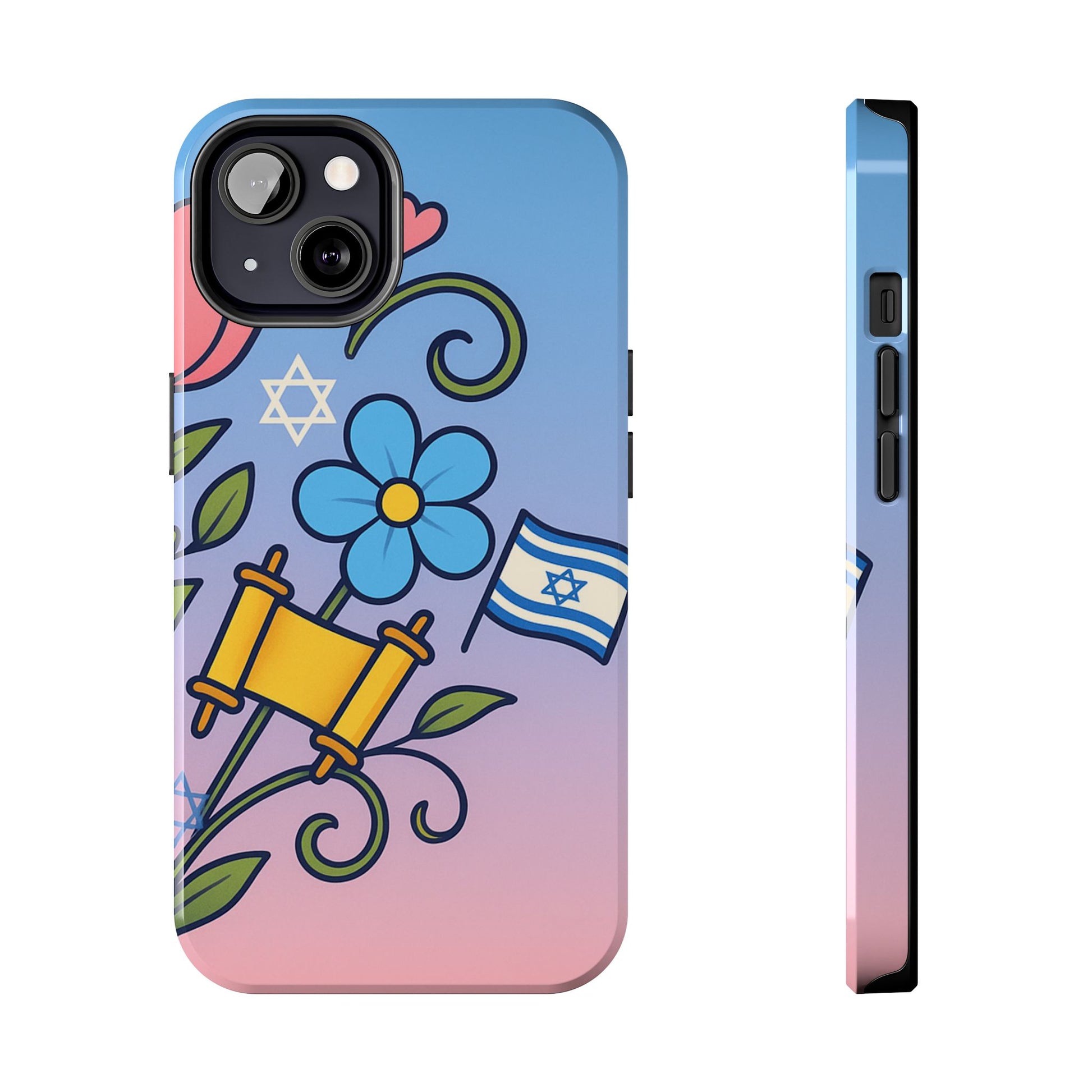 Flourish with Freedom Tough Phone Cases - American Zionist