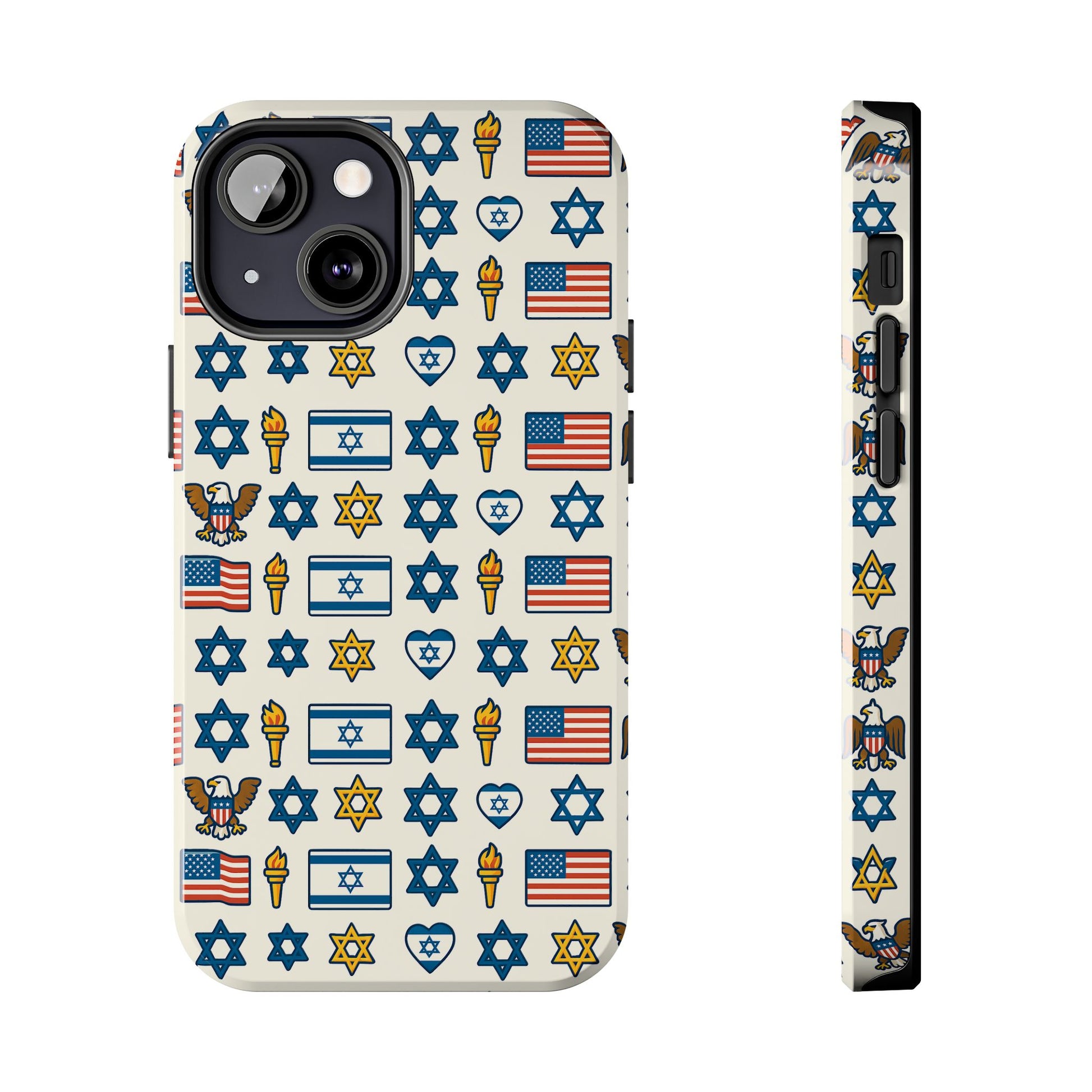 Symbol Of Shared Freedom Tough Phone Cases - American Zionist