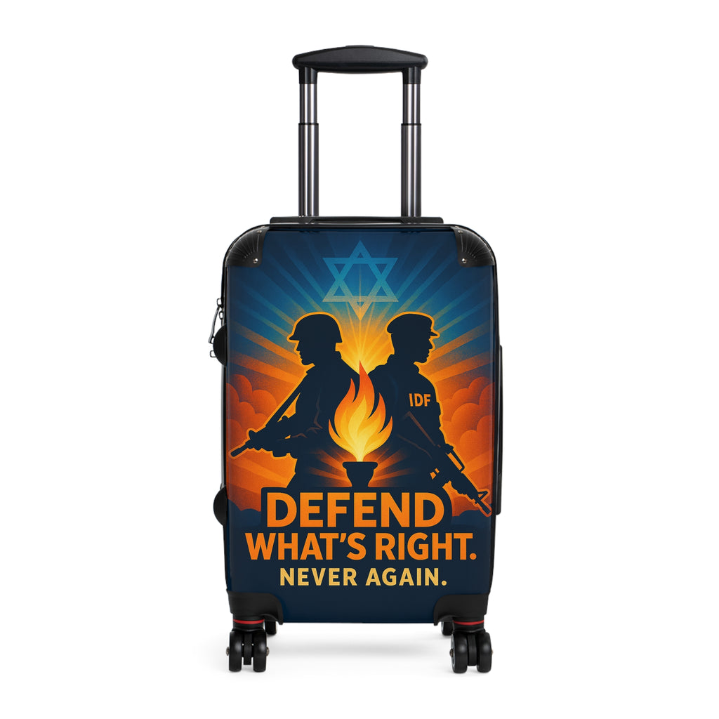 Defend What's Right Suitcase - American Zionist