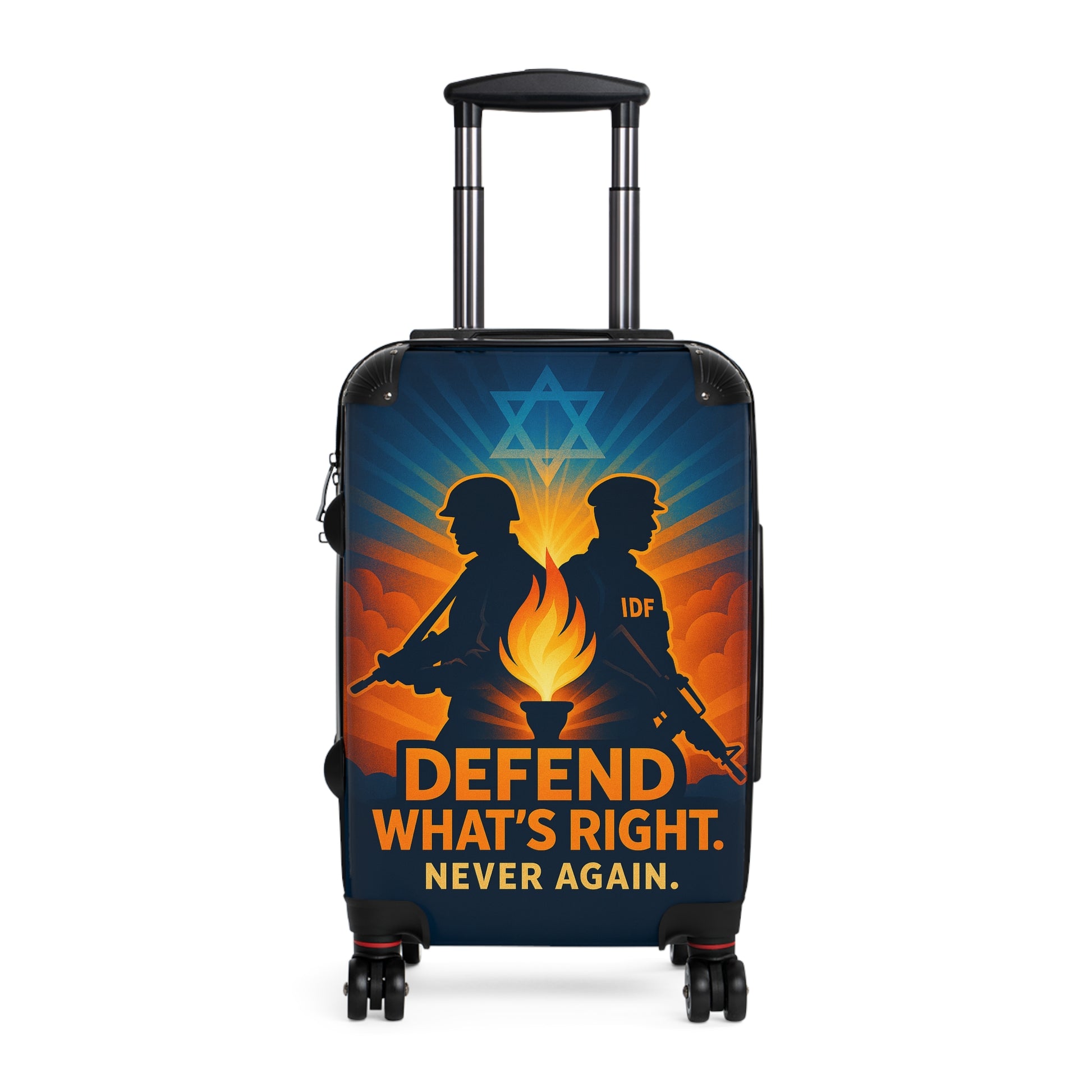 Defend What's Right Suitcase - American Zionist
