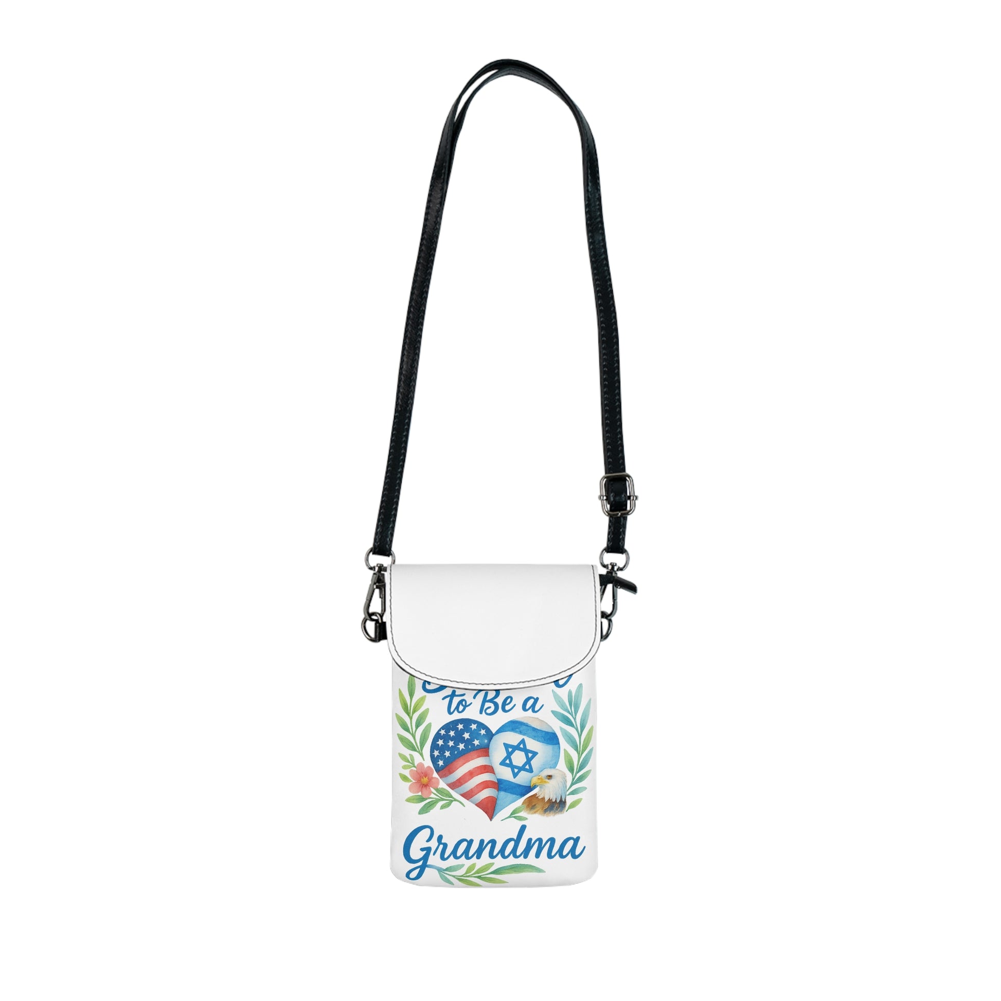 Blessed To Be A Grandma Small Cell Phone Wallet - American Zionist