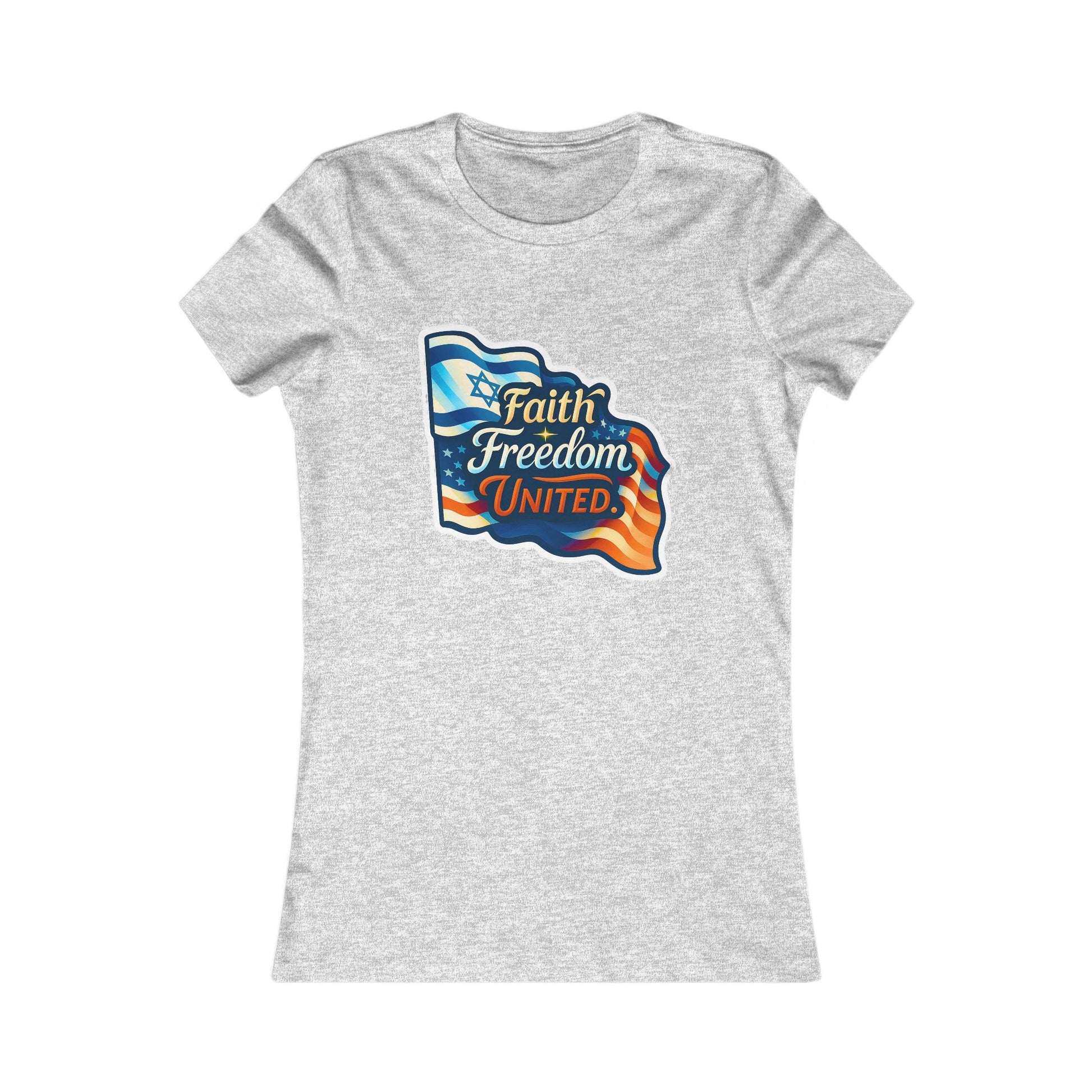 Faith Freedom United Women's Favorite Tee - American Zionist