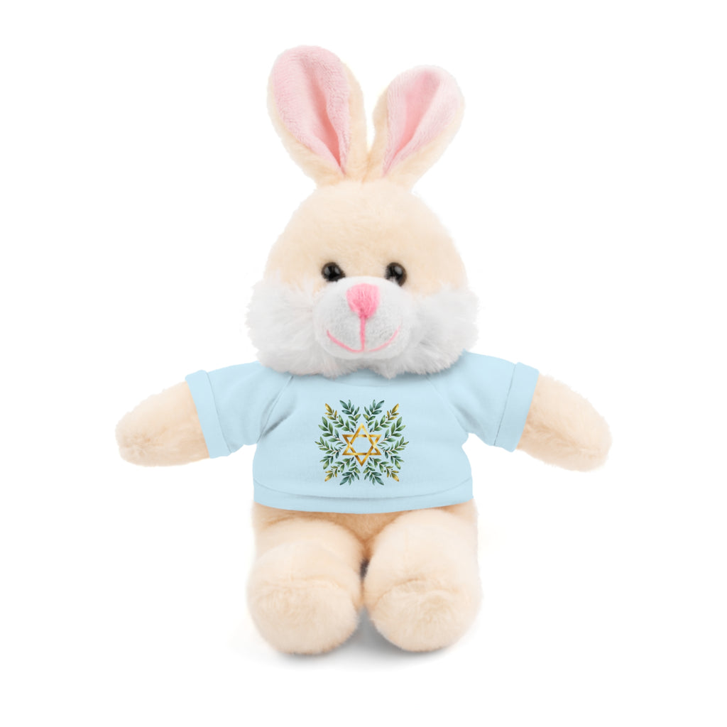 Star Of David Wreath Stuffed Animals with Tee - American Zionist