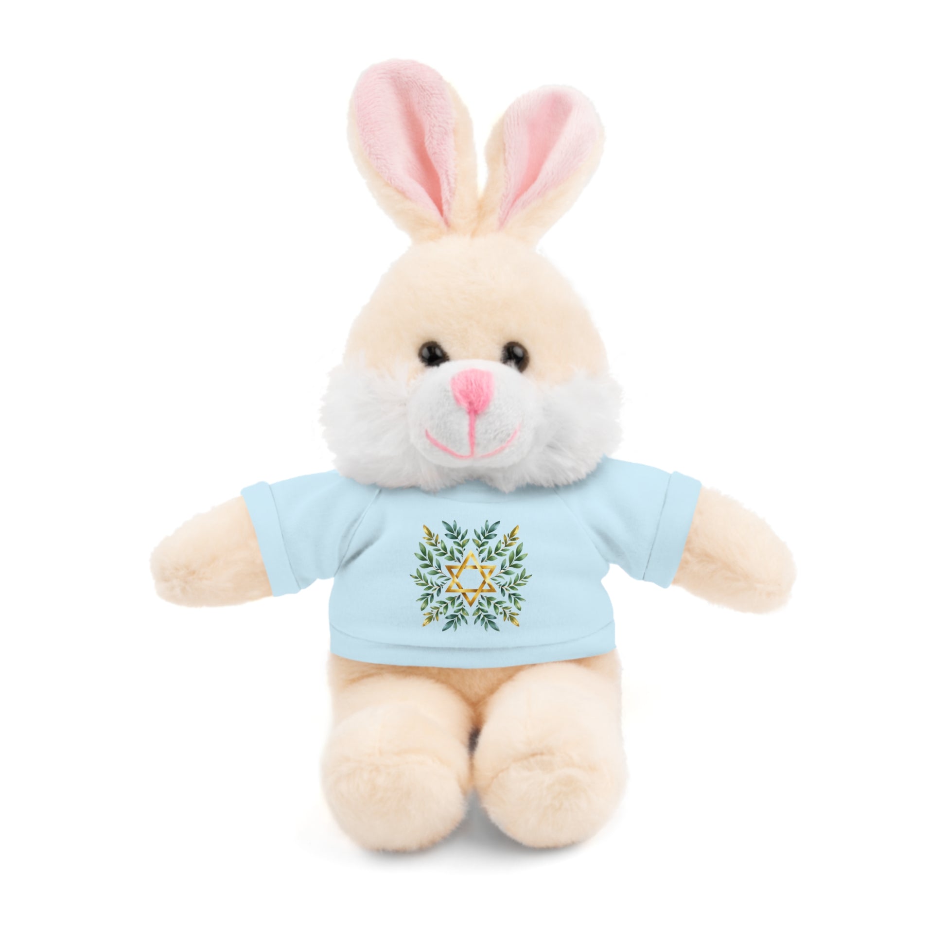Star Of David Wreath Stuffed Animals with Tee - American Zionist