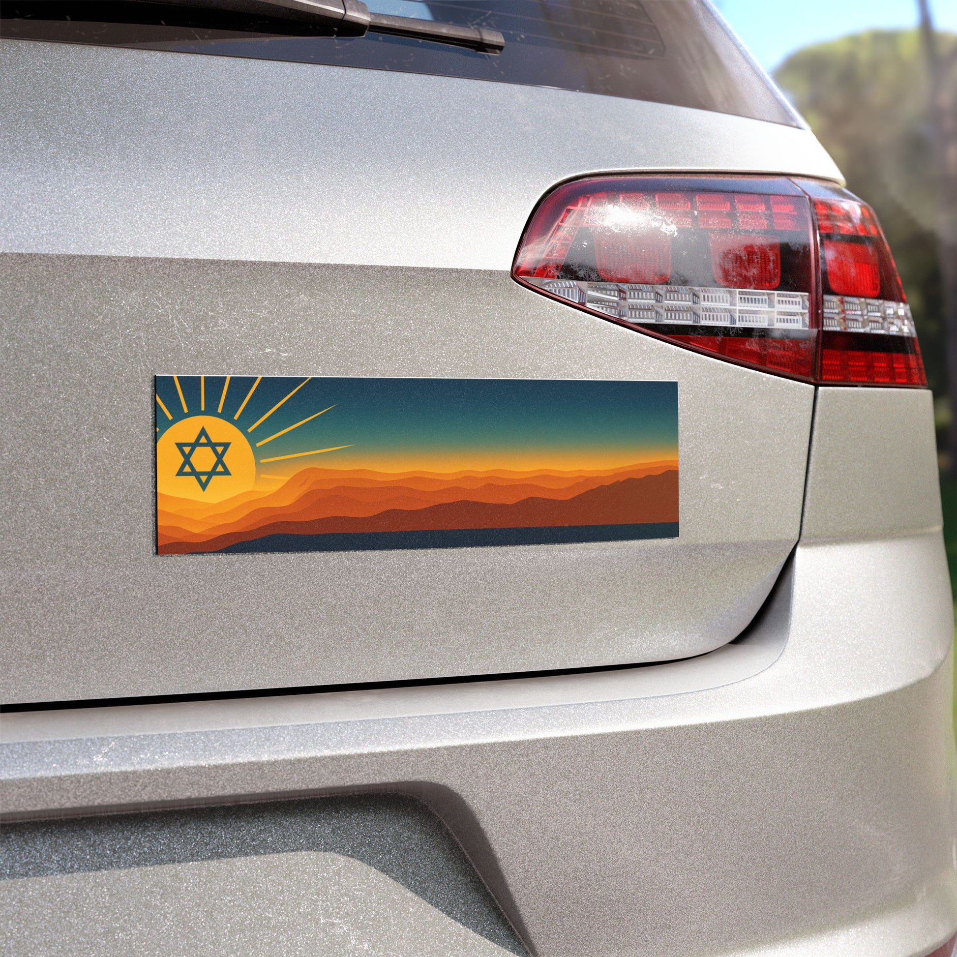 Promise At Dawn Car Magnets - American Zionist
