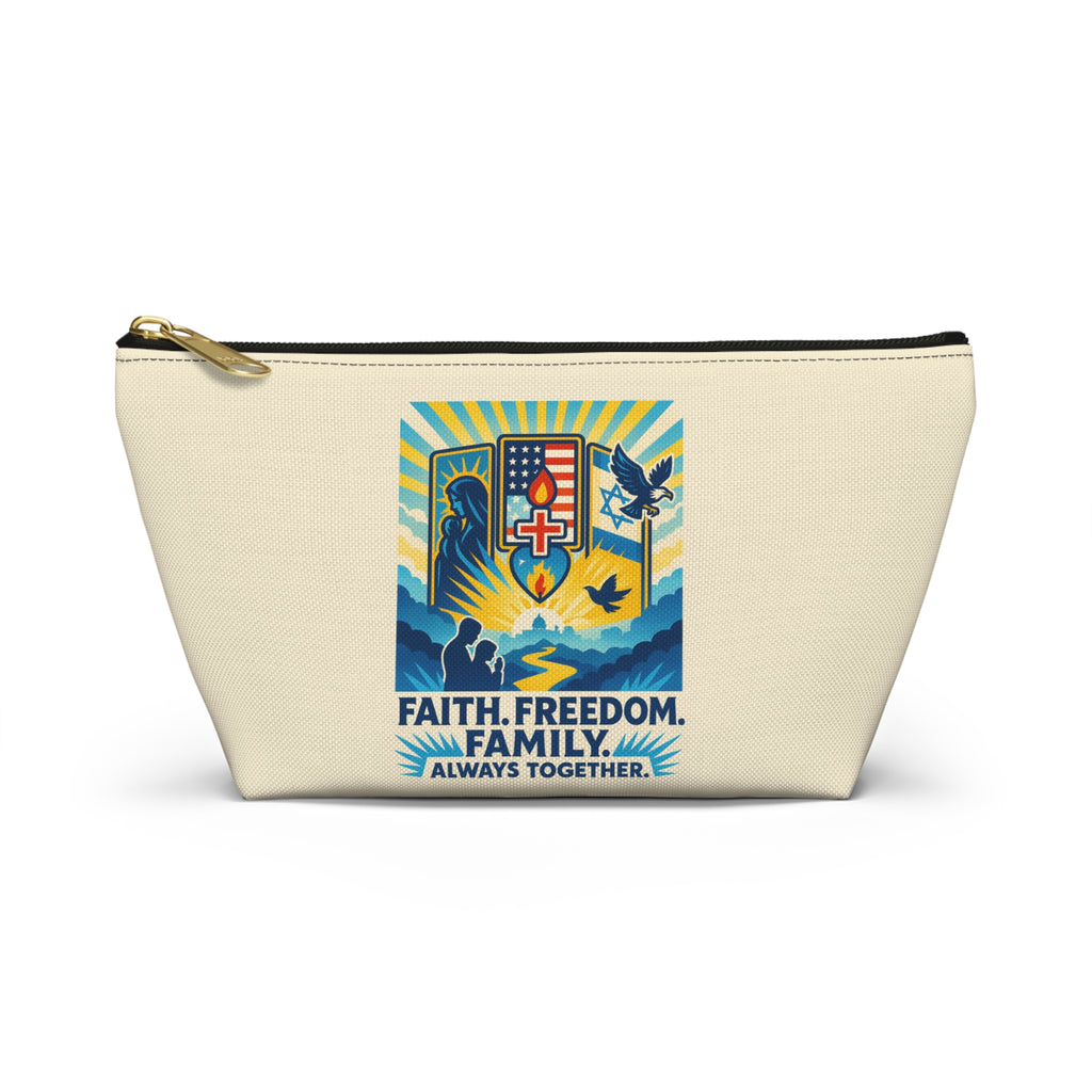 Faith Freedom Family Accessory Pouch - American Zionist