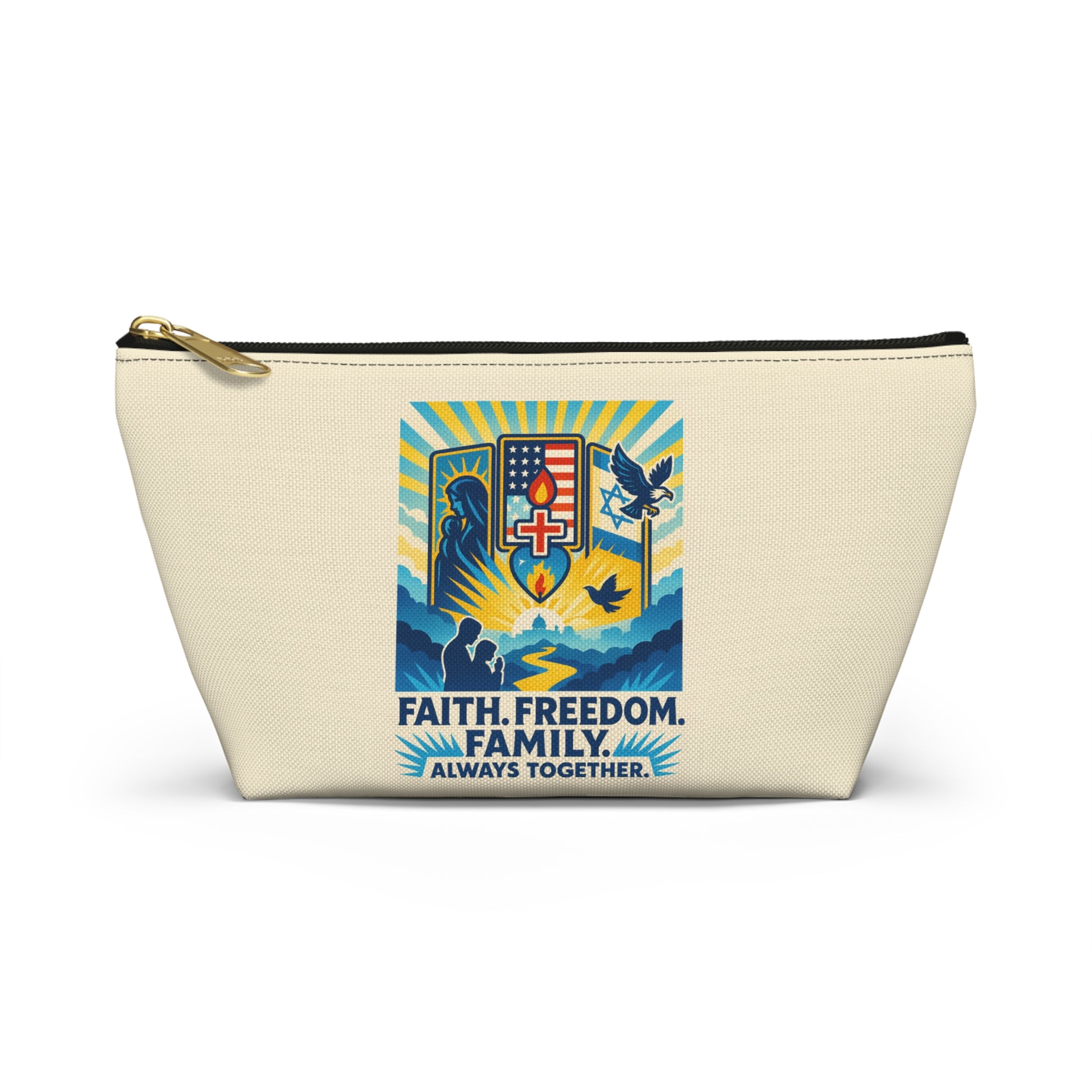 Faith Freedom Family Accessory Pouch - American Zionist