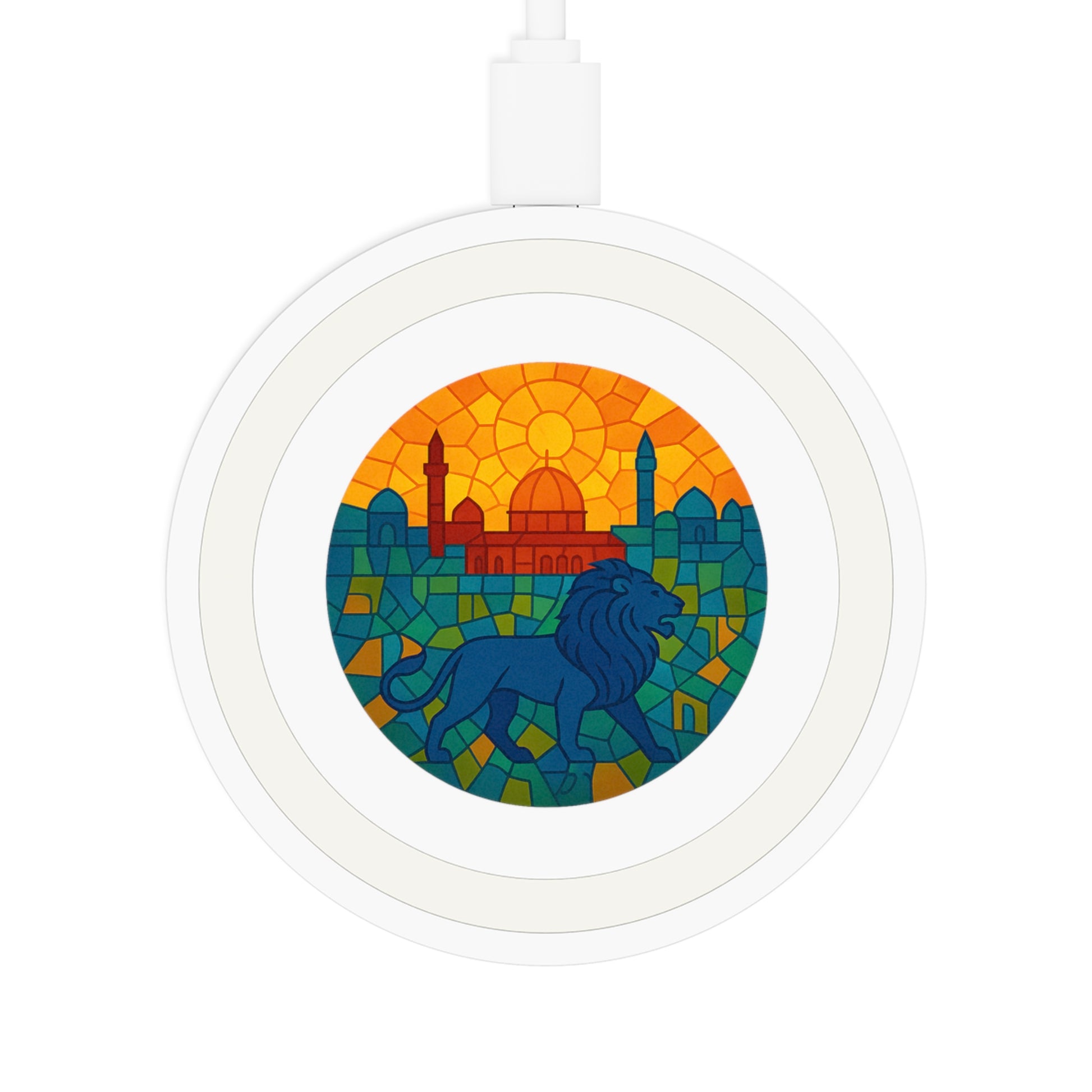 Guardian Of The City Quake Wireless Charging Pad - American Zionist
