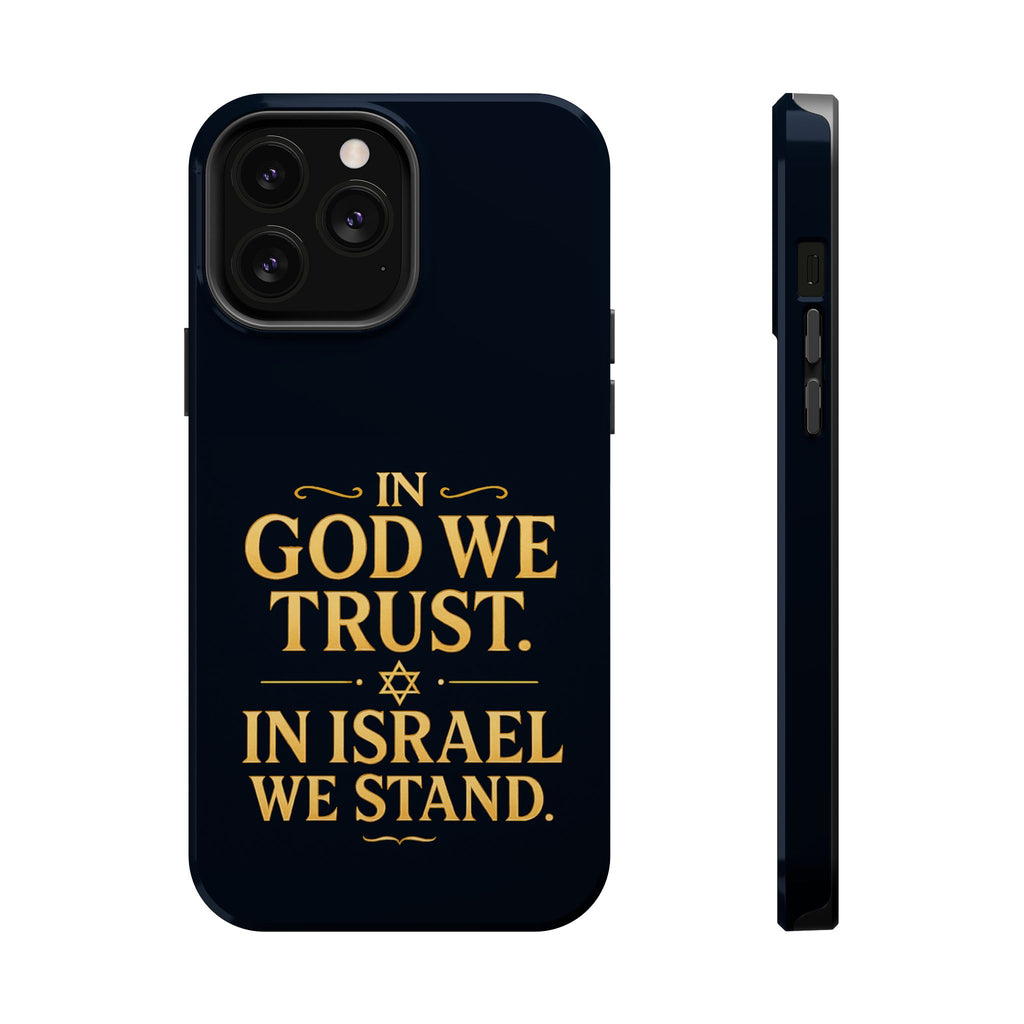 In God With Israel Magnetic Tough Cases - American Zionist