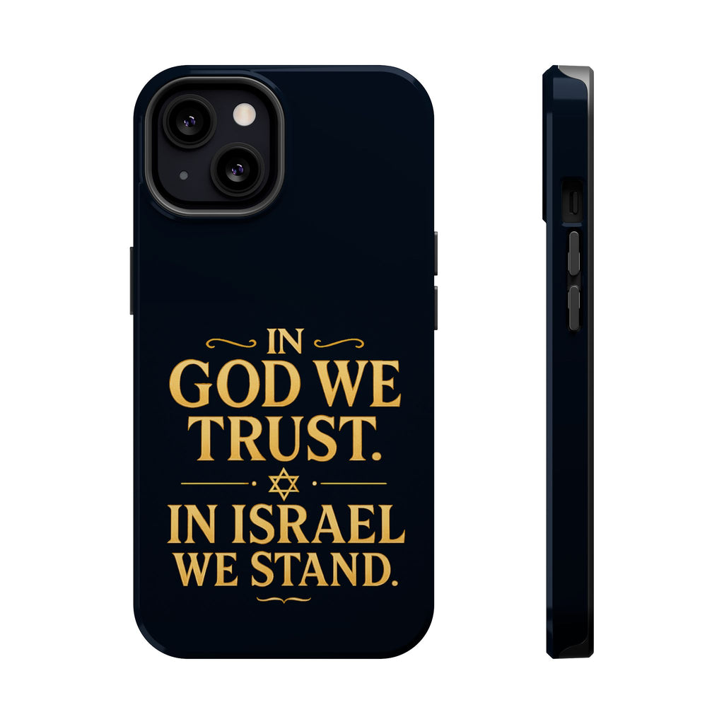 In God With Israel Magnetic Tough Cases - American Zionist