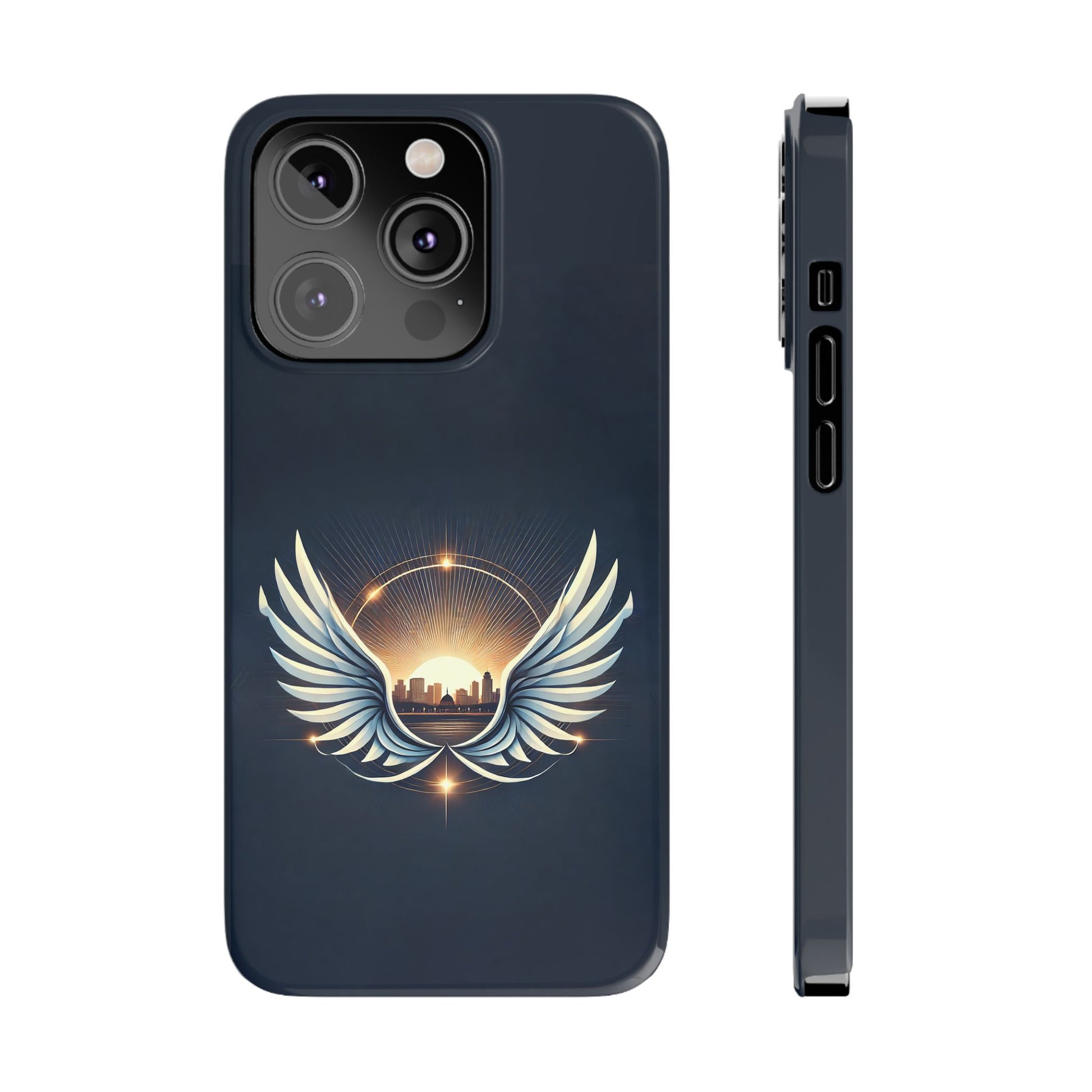 Sunrise Wings Slim Phone Cases - American Zionist