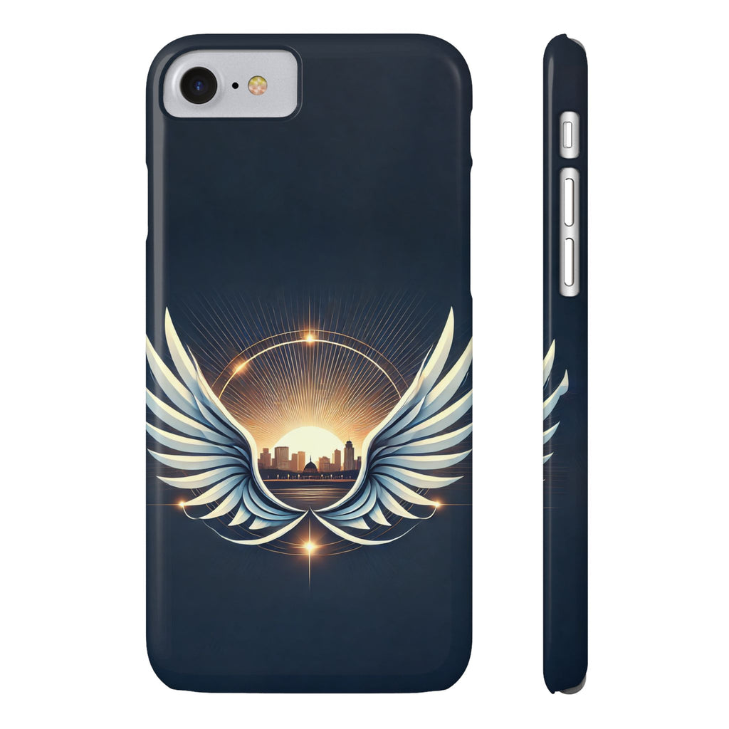 Sunrise Wings Slim Phone Cases - American Zionist