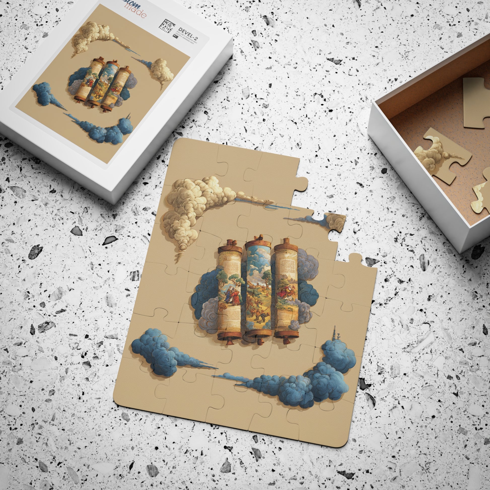 Cloudy Scroll of Moses Kids' Puzzle, 30 - Piece - American Zionist
