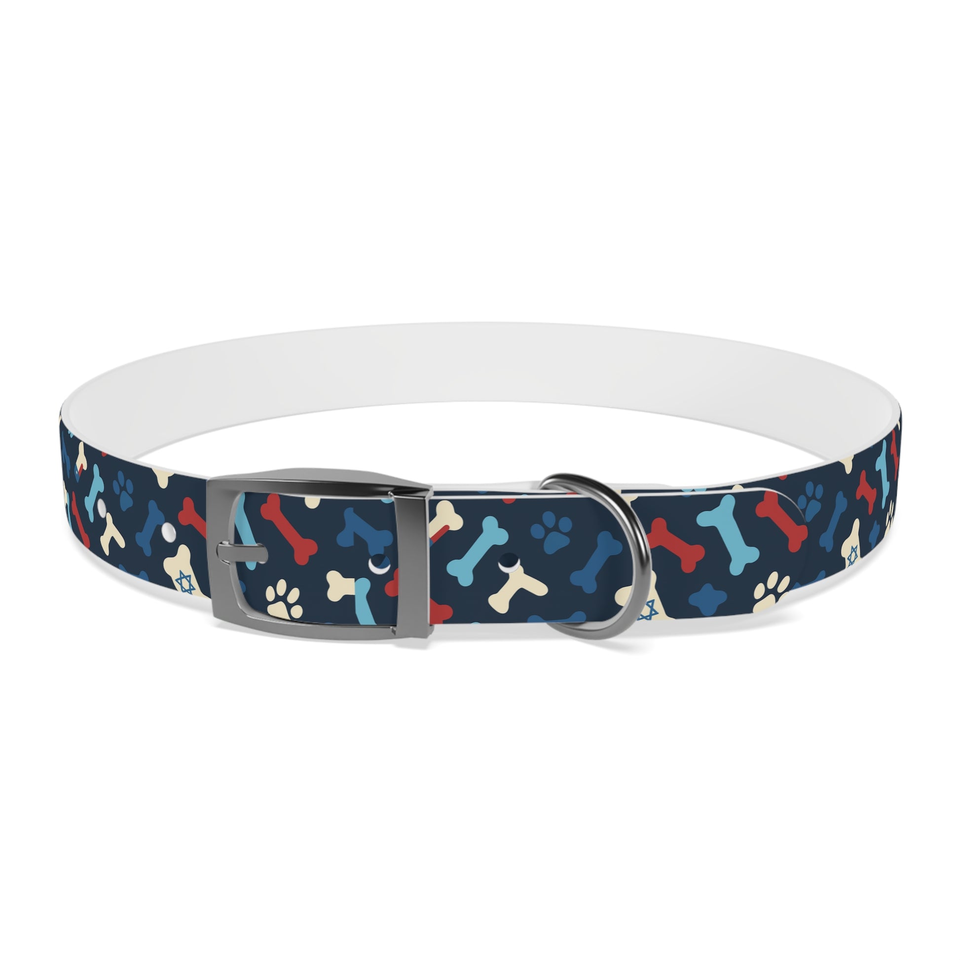 Seamless Bone Dog Collar - American Zionist